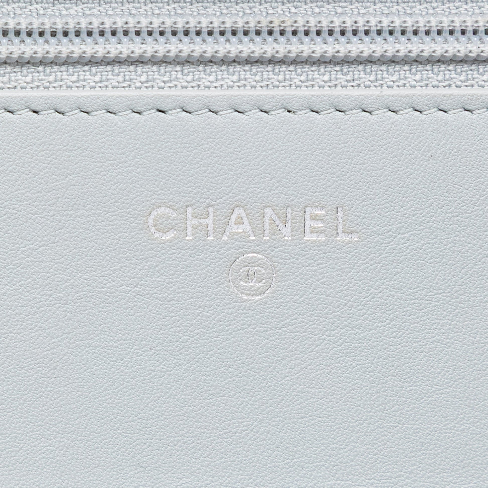 Chanel Canvas Deauville Wallet On Chain