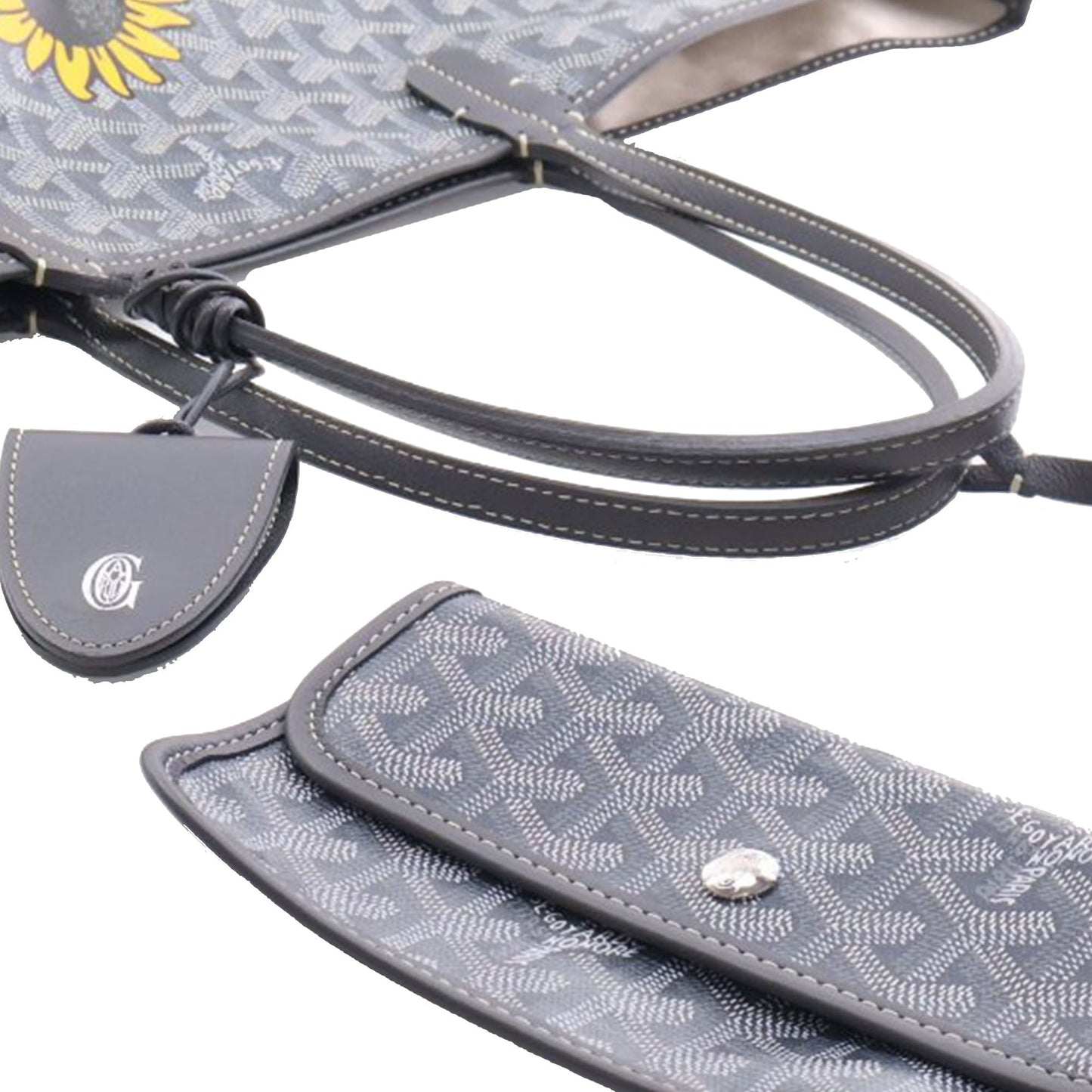 Goyard Goyardine Dog and Sunflower Saint Louis PM