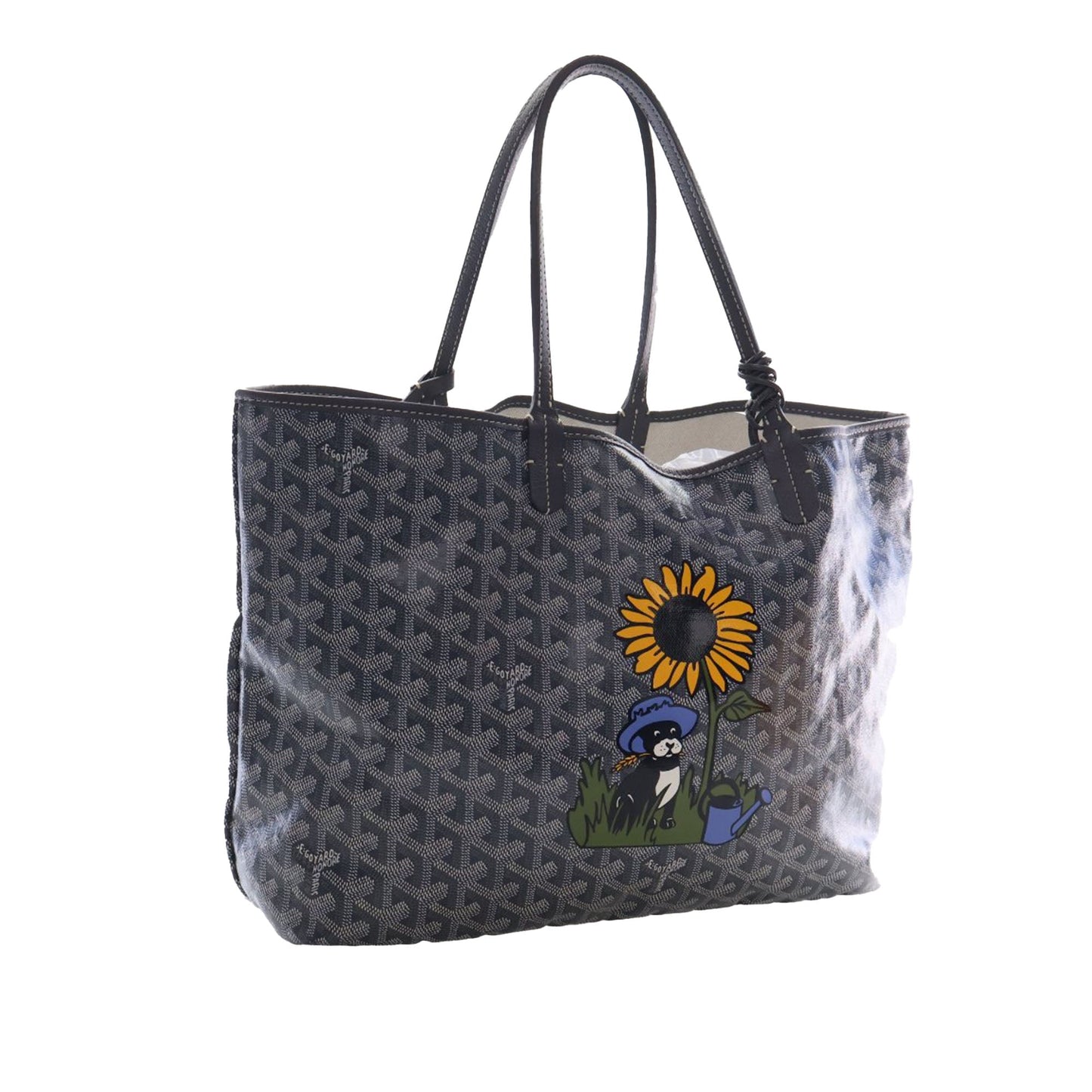 Goyard Goyardine Dog and Sunflower Saint Louis PM