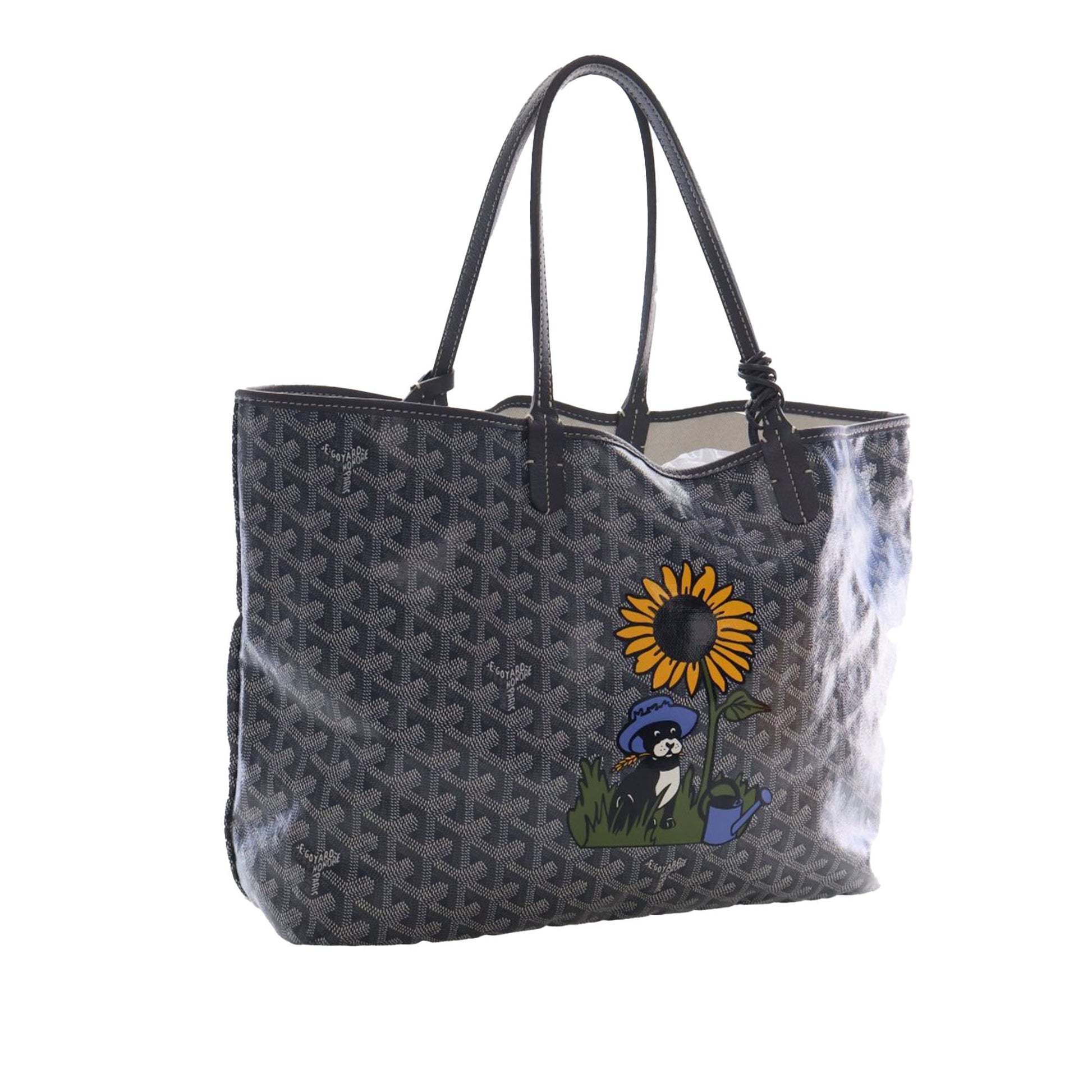Goyard Goyardine Dog and Sunflower Saint Louis PM
