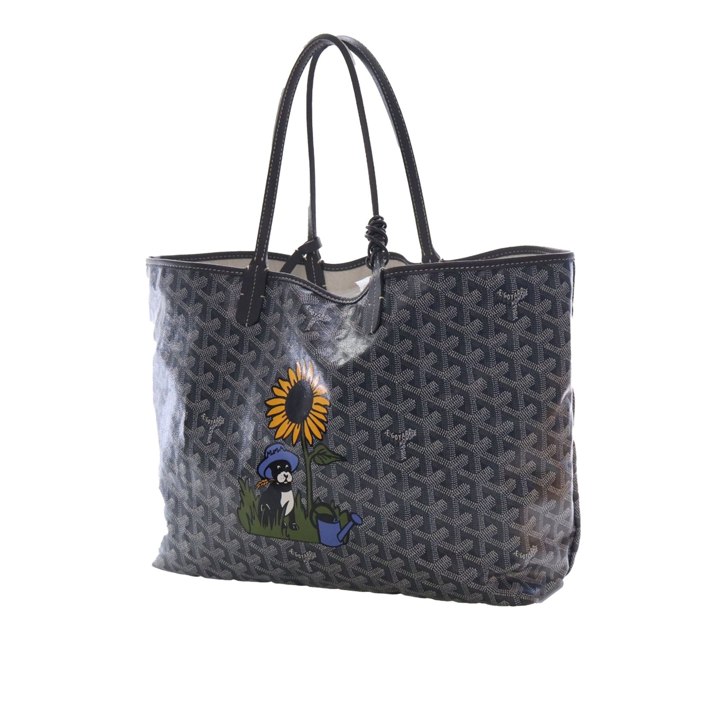 Goyard Goyardine Dog and Sunflower Saint Louis PM