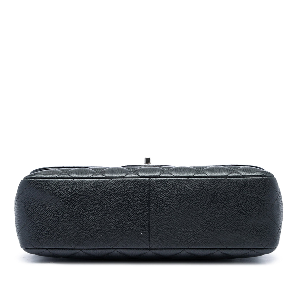 Chanel Jumbo Classic Caviar Single Flap — Black