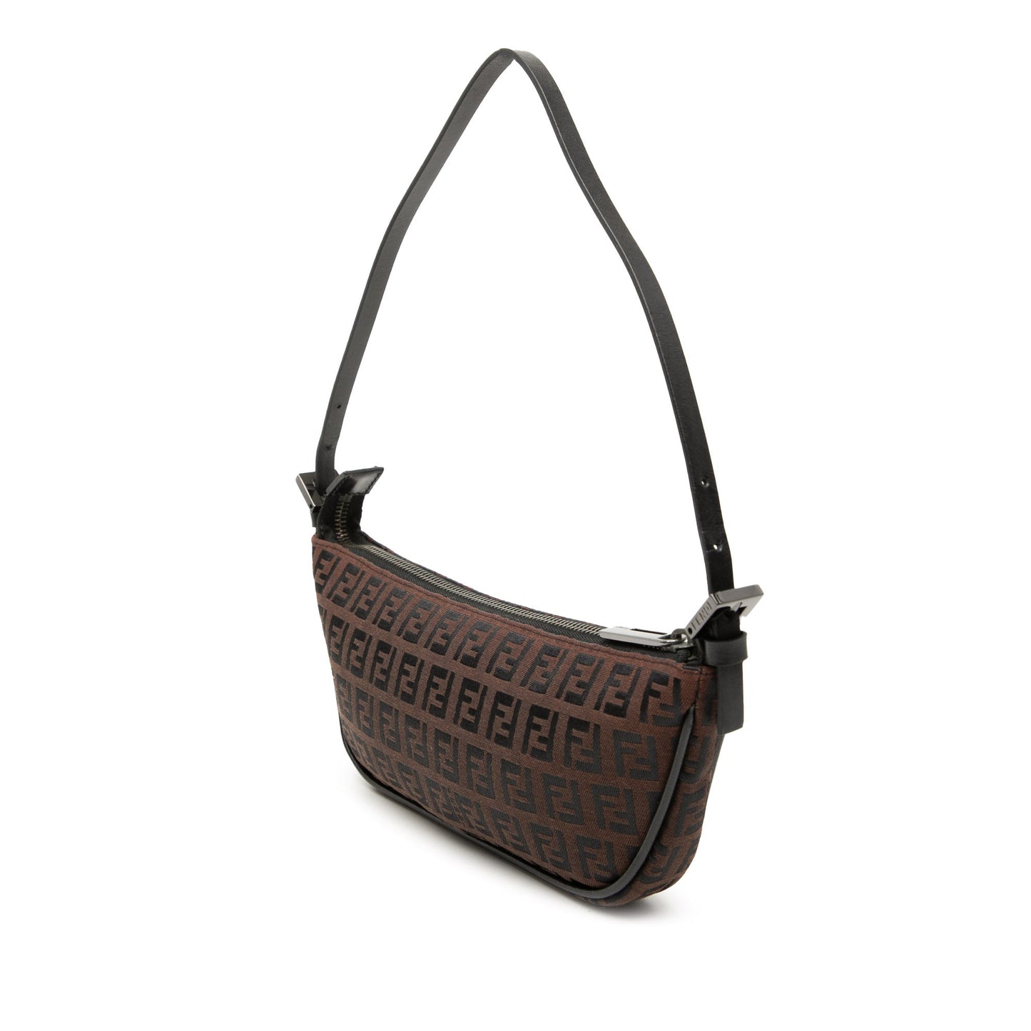 Fendi Mini Zucchino Canvas Shoulder Bag