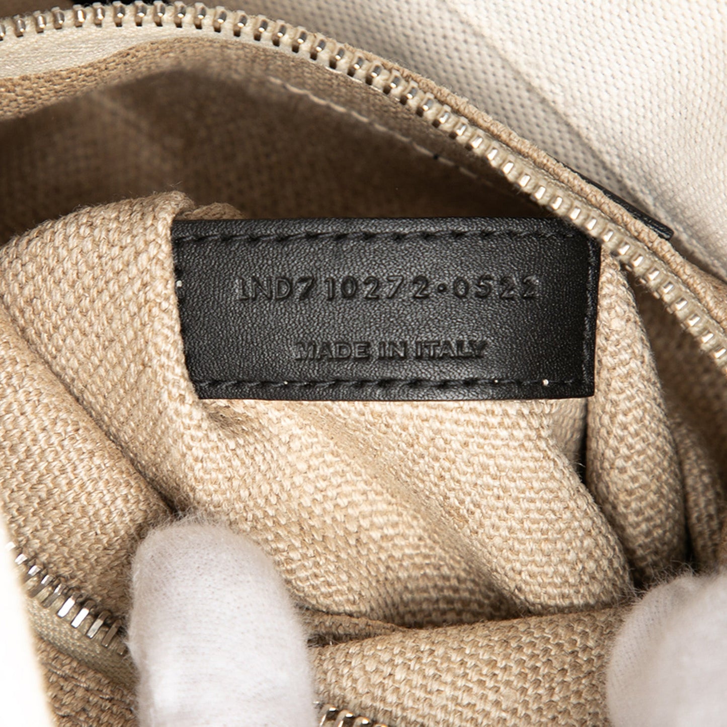 Saint Laurent Canvas Universite Flat Convertible Crossbody