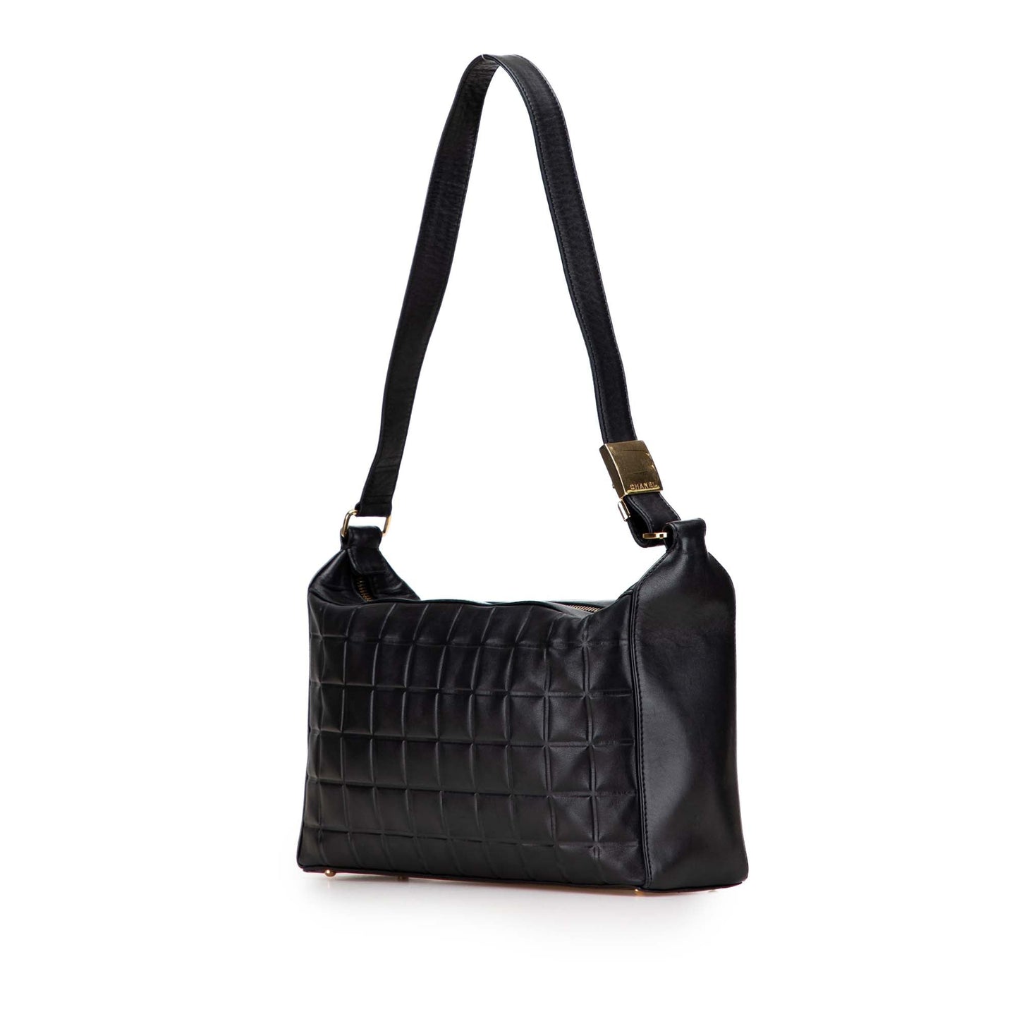 Chanel Medium Lambskin Chocolate Bar Shoulder Bag