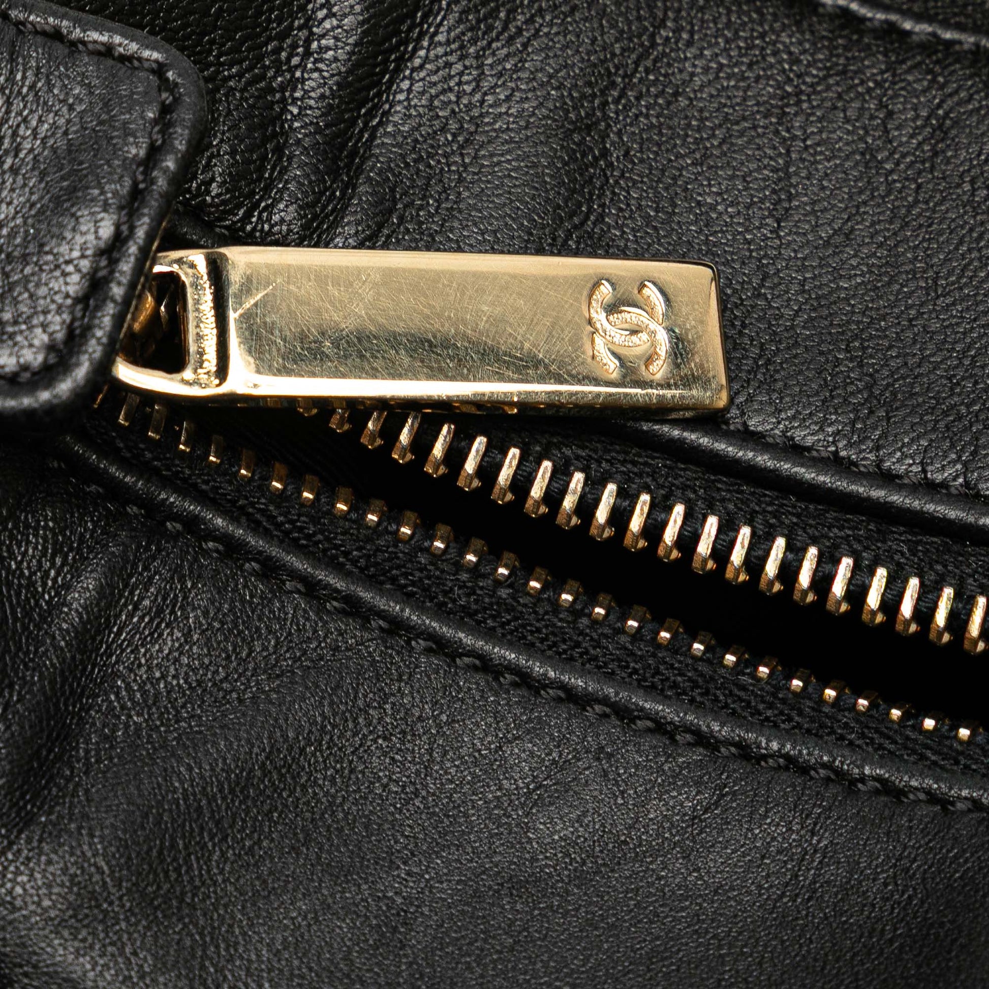 Chanel Medium Lambskin Chocolate Bar Shoulder Bag