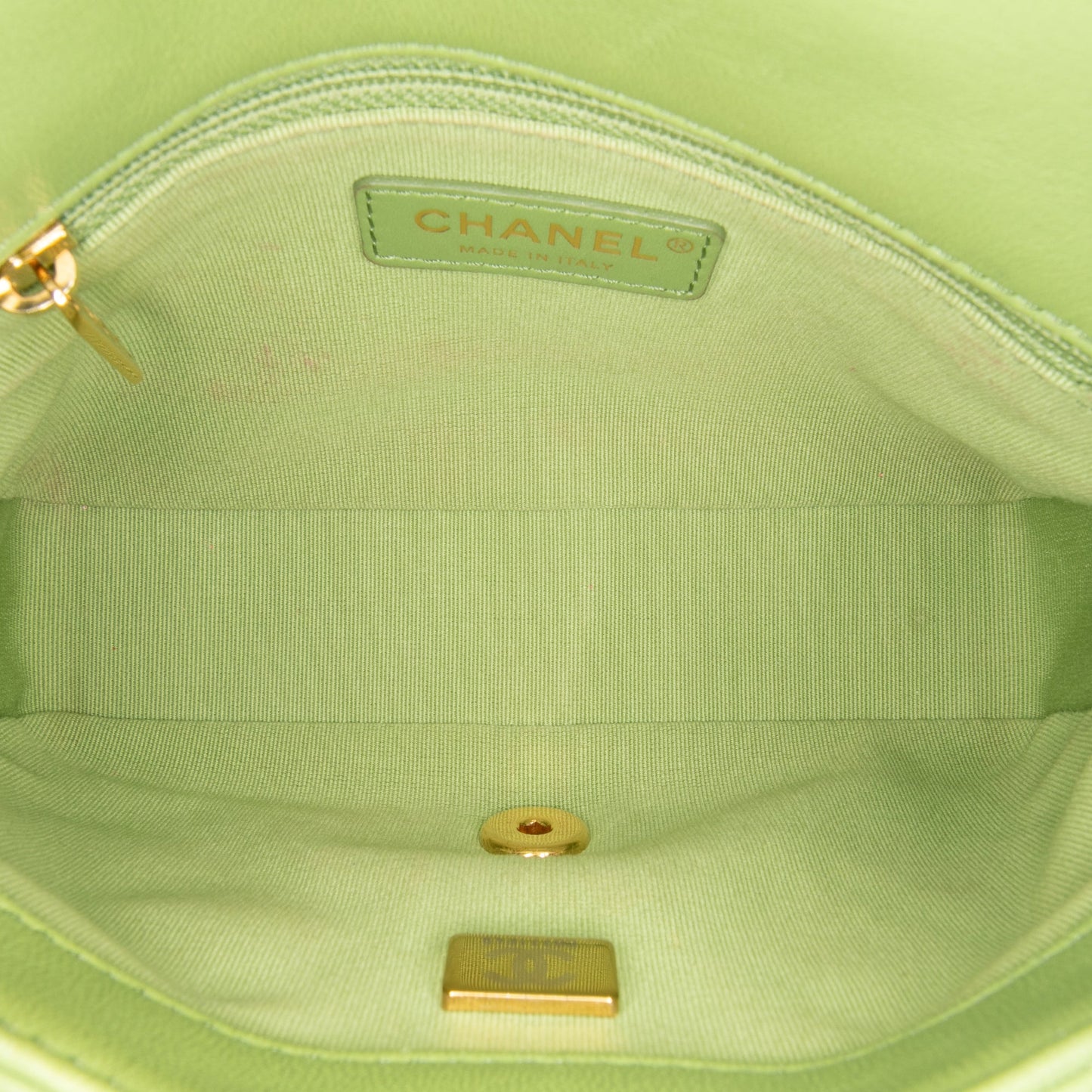 Chanel Quilted Lambskin Double CC Chain Around Flap