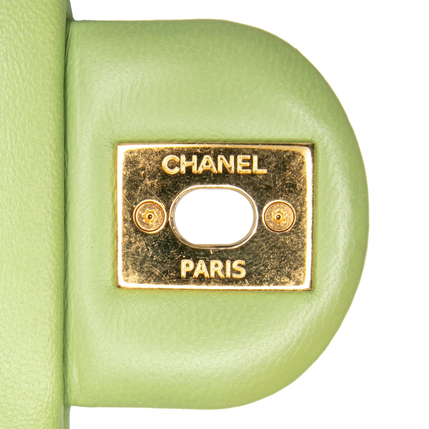 Chanel Quilted Lambskin Double CC Chain Around Flap