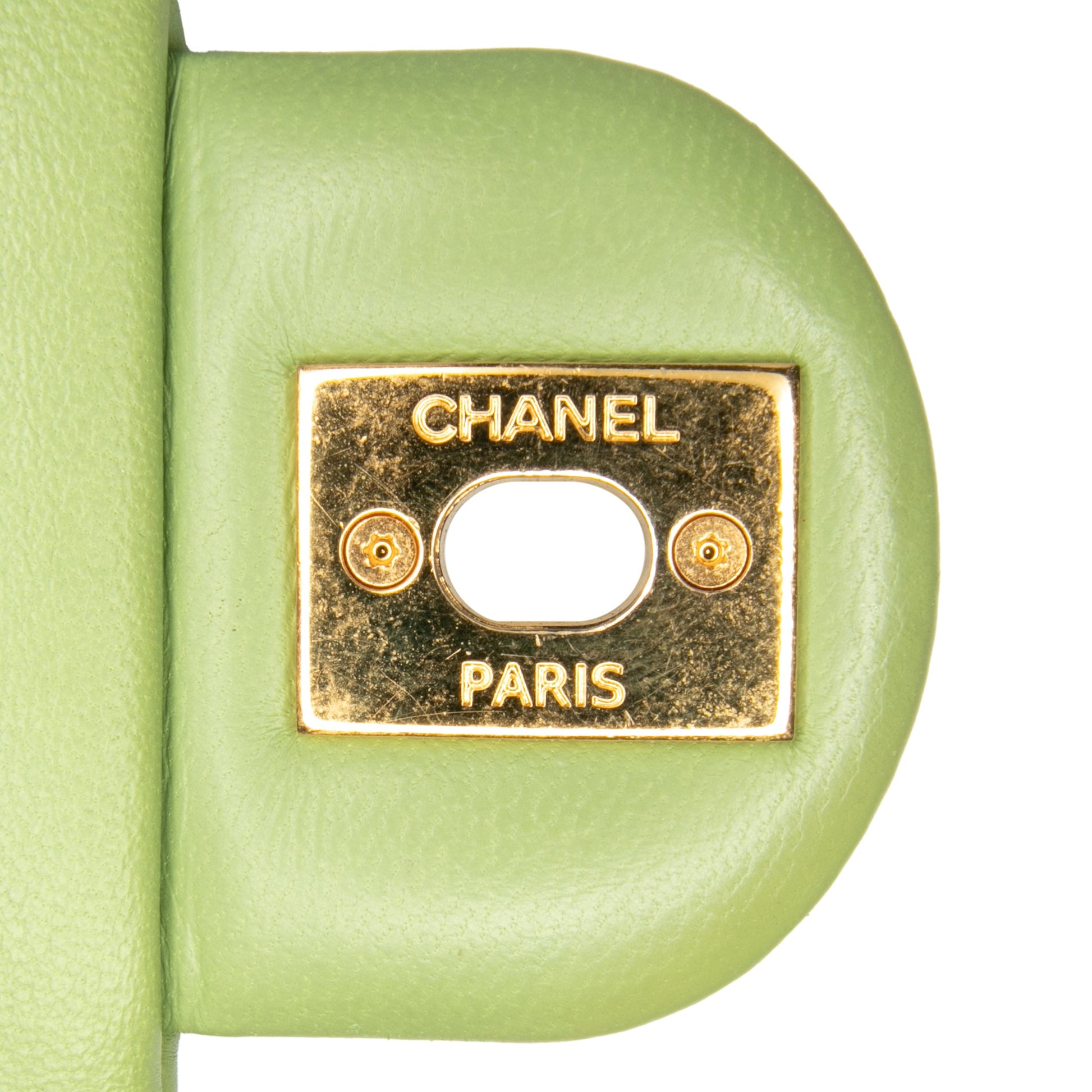 Chanel Quilted Lambskin Double CC Chain Around Flap