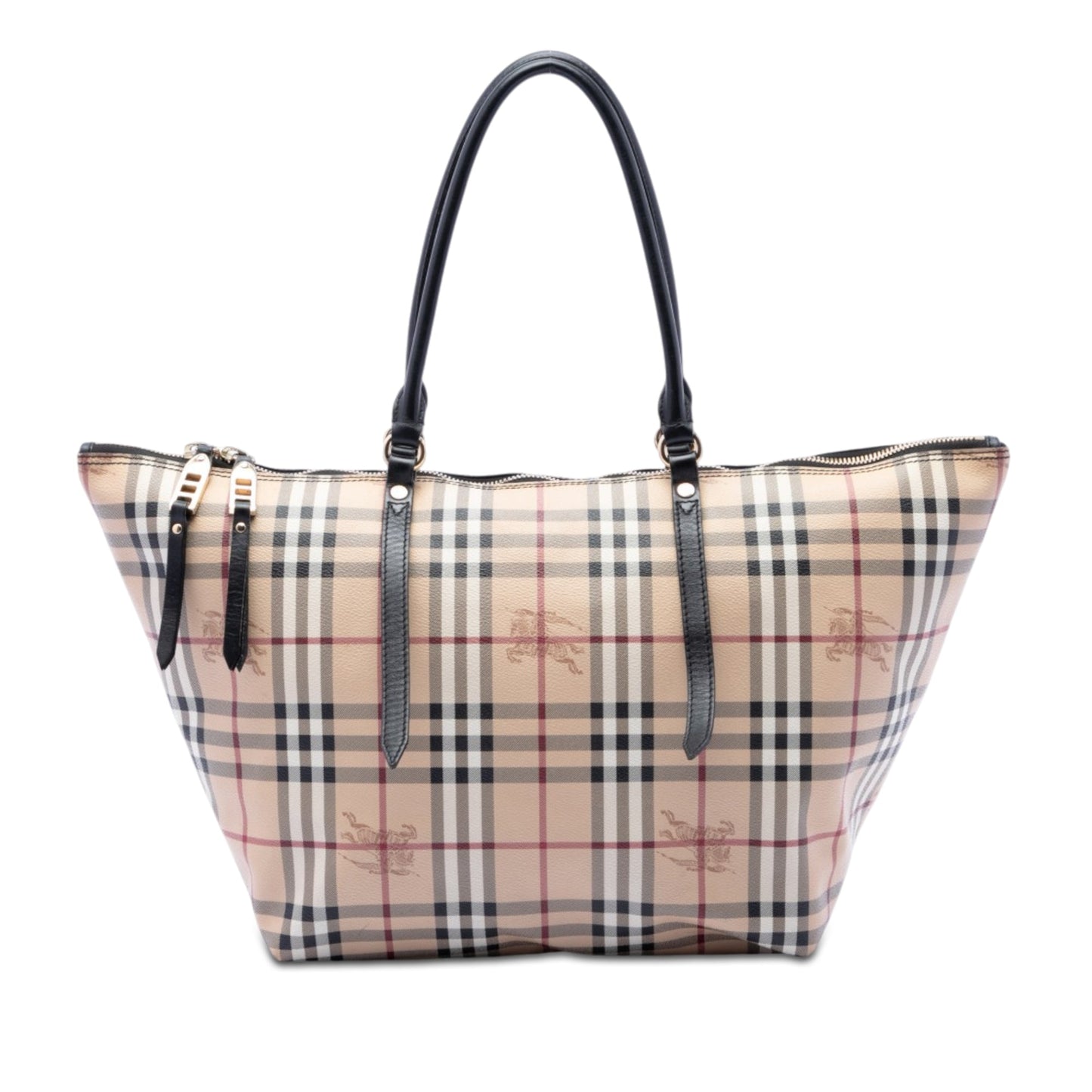 Burberry Medium Haymarket Check Coated Canvas Salisbury Tote