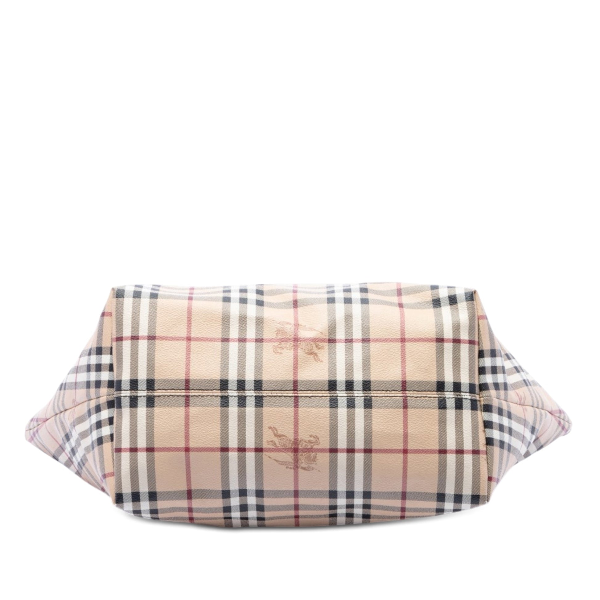 Burberry Medium Haymarket Check Coated Canvas Salisbury Tote