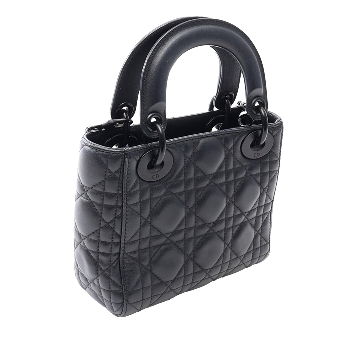 Dior Mini Ultra Matte Calfskin Cannage Lady Dior