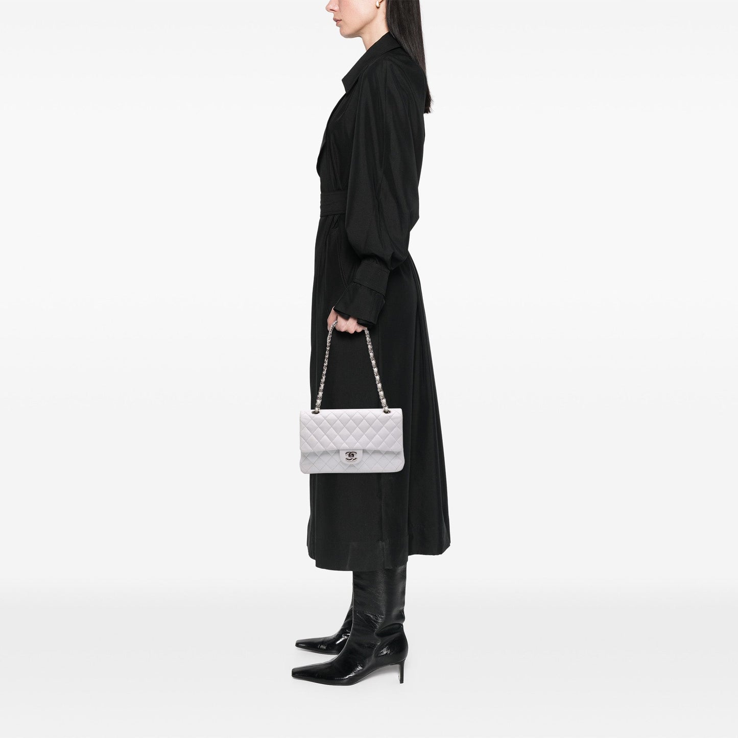 Medium Classic Caviar Double Flap
