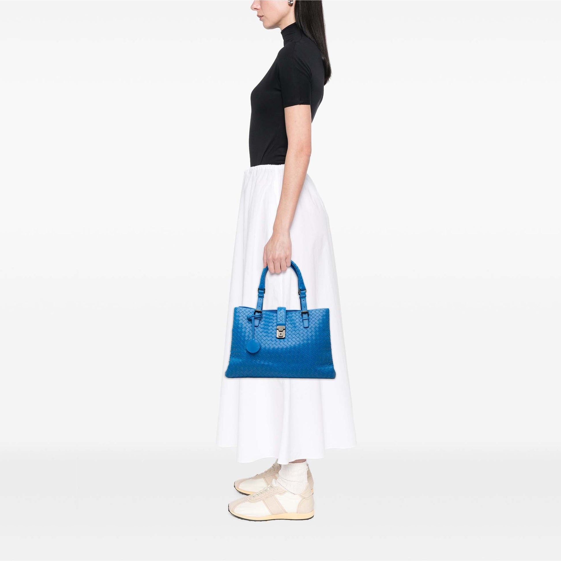 Bottega Veneta Medium Nappa Intrecciato Roma Tote