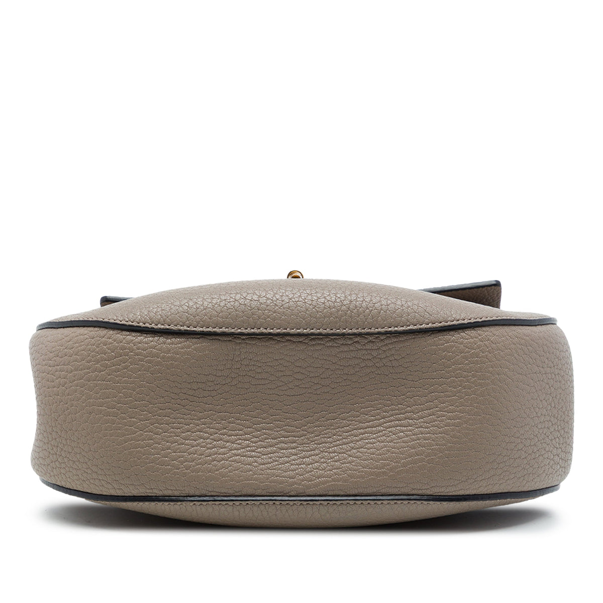 Chloé Small Grained Calfskin Drew Crossbody — Brown