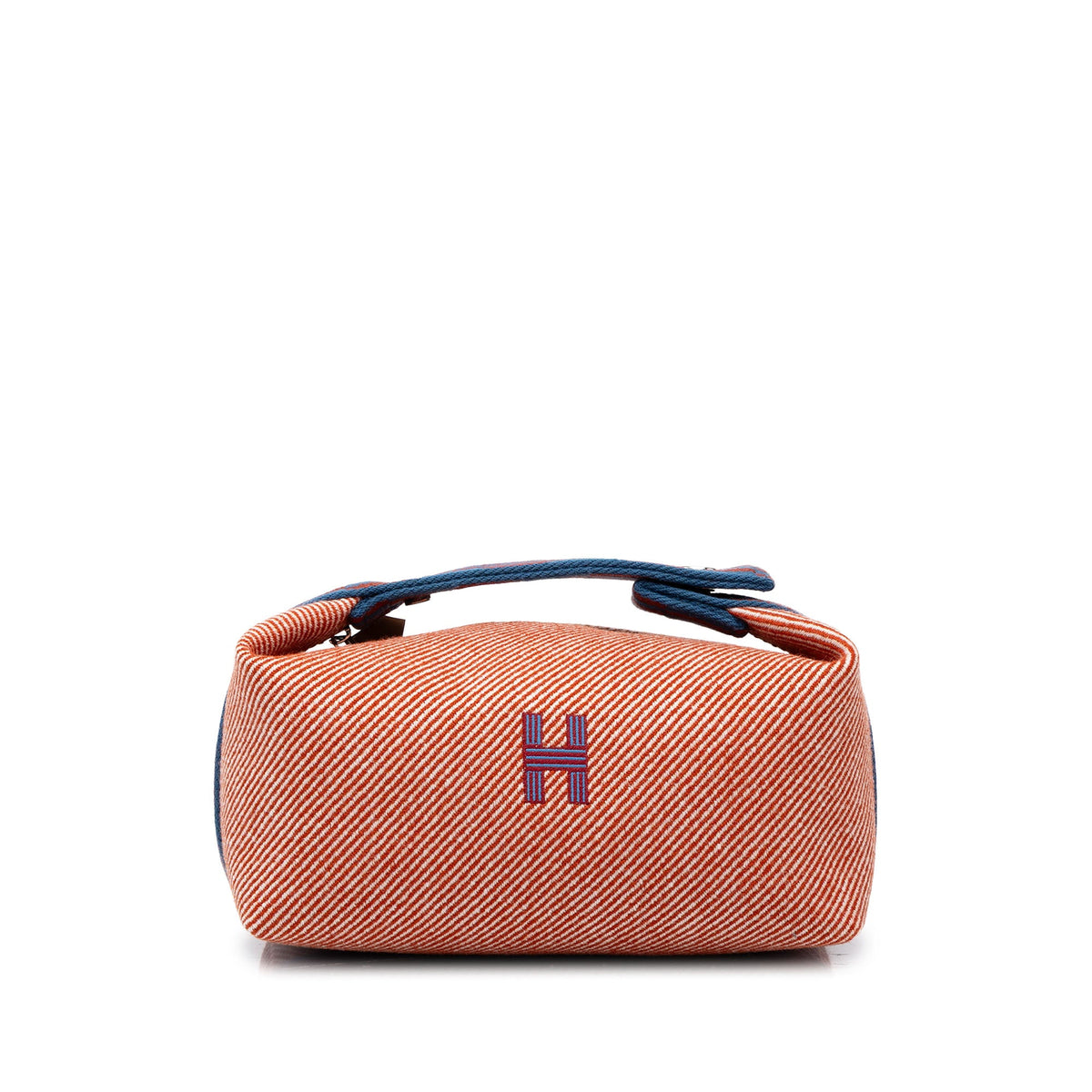 Hermès Small Wool Bride A Brac H Natte Case — Red
