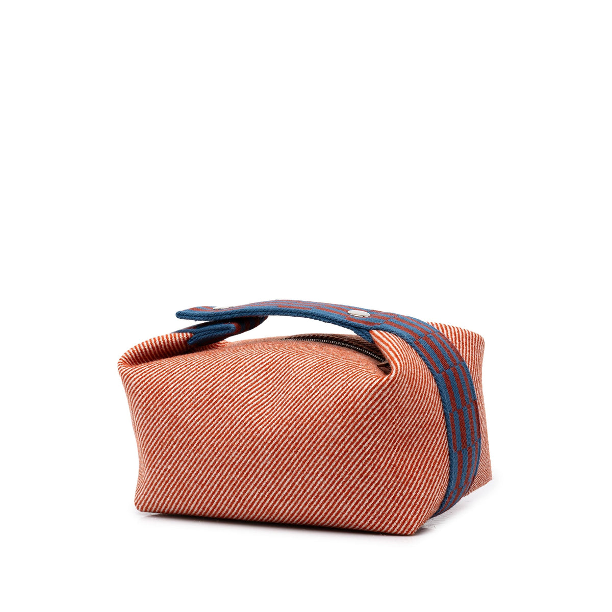 Hermès Small Wool Bride A Brac H Natte Case — Red