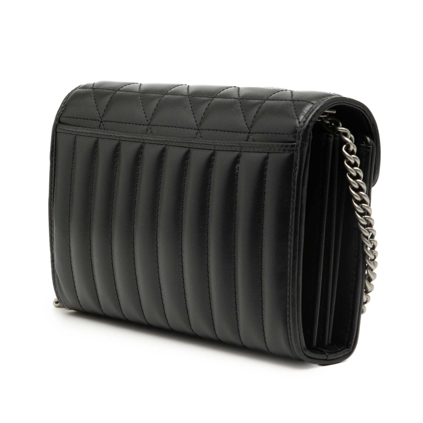 Gucci GG Marmont Matelasse Leather Aria Wallet On Chain