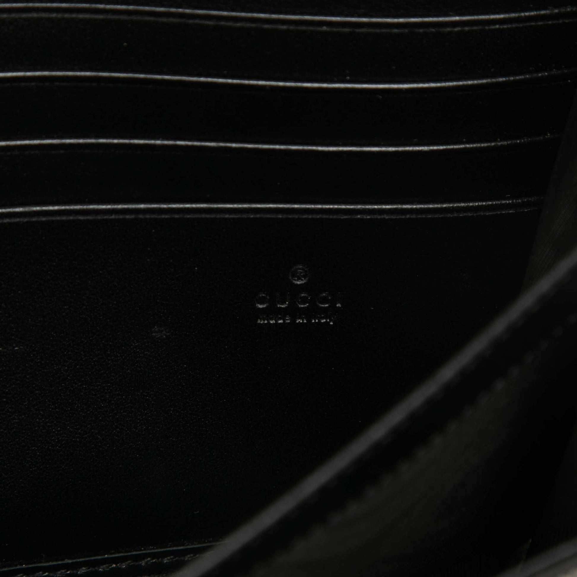 Gucci GG Marmont Matelasse Leather Aria Wallet On Chain