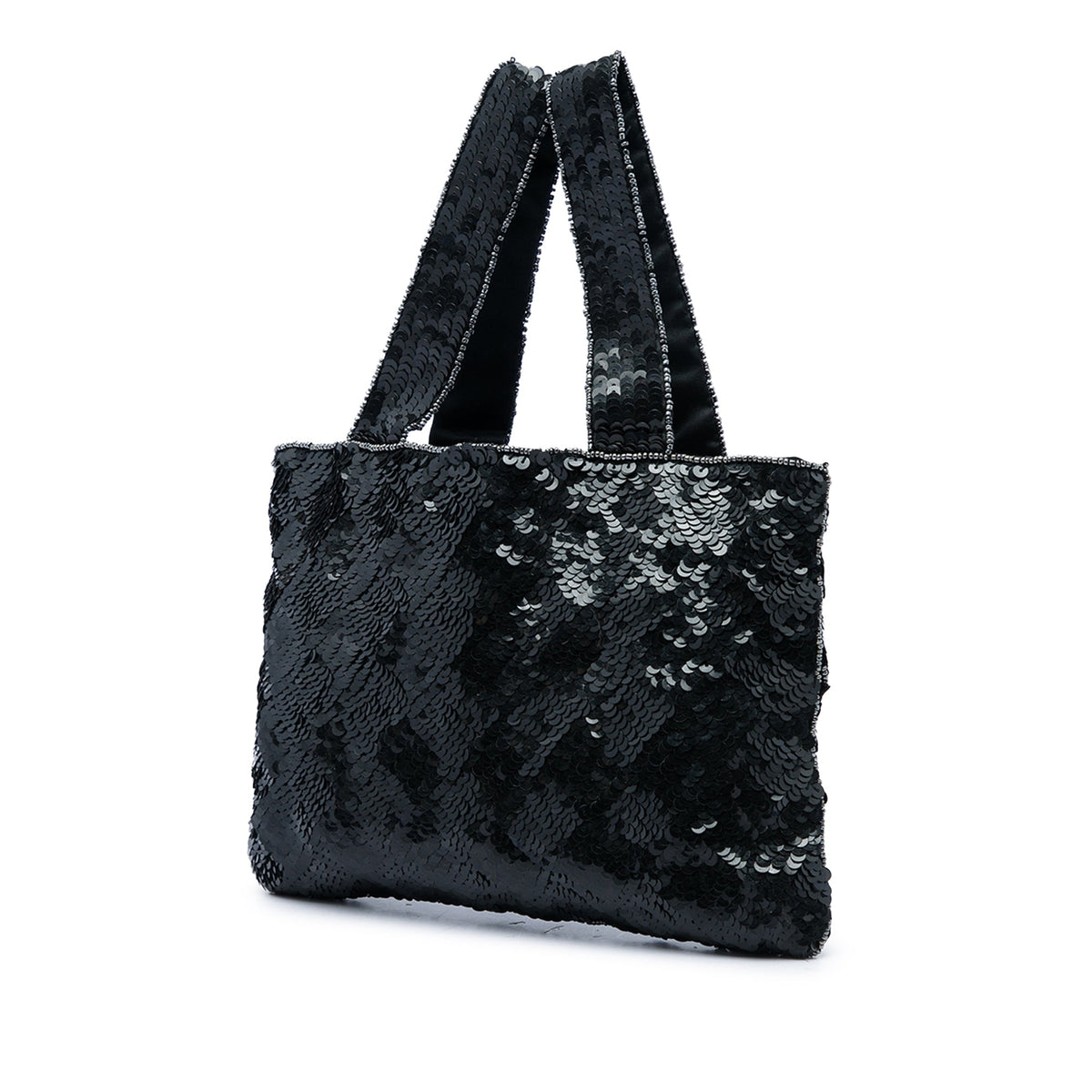 Chanel Mini Sequins Trompe L oeil Evening Tote
