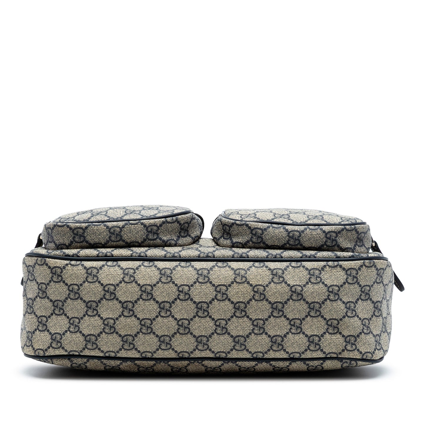 Gucci GG Supreme Double Pocket Crossbody