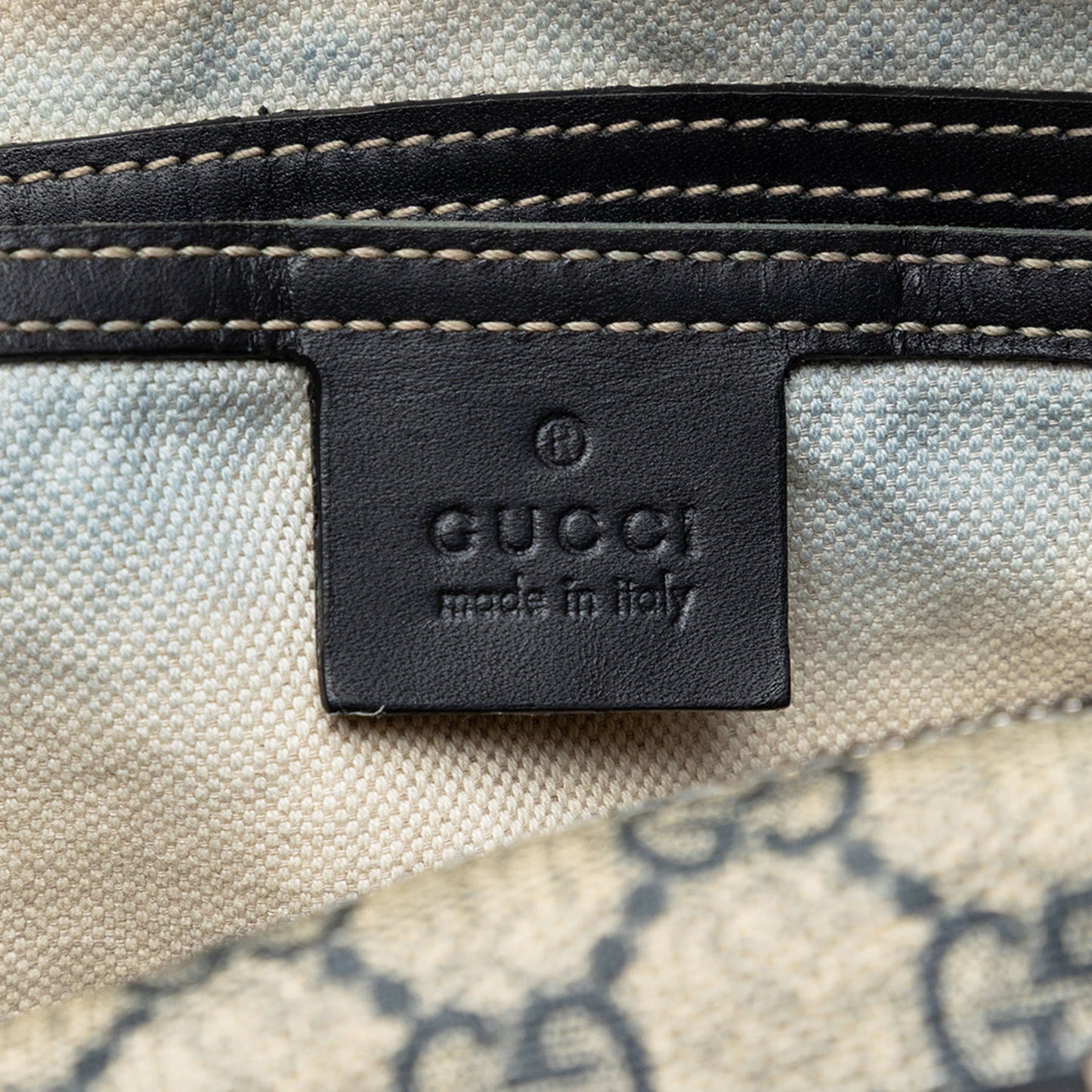 Gucci GG Supreme Double Pocket Crossbody