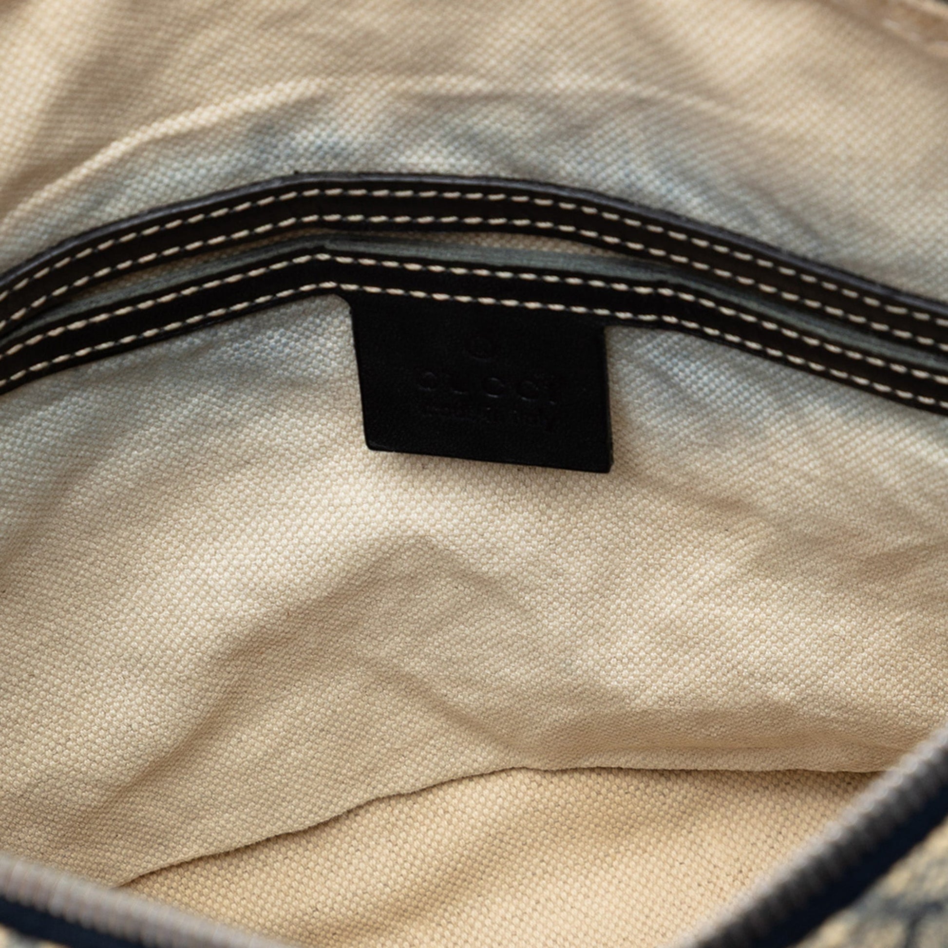 Gucci GG Supreme Double Pocket Crossbody