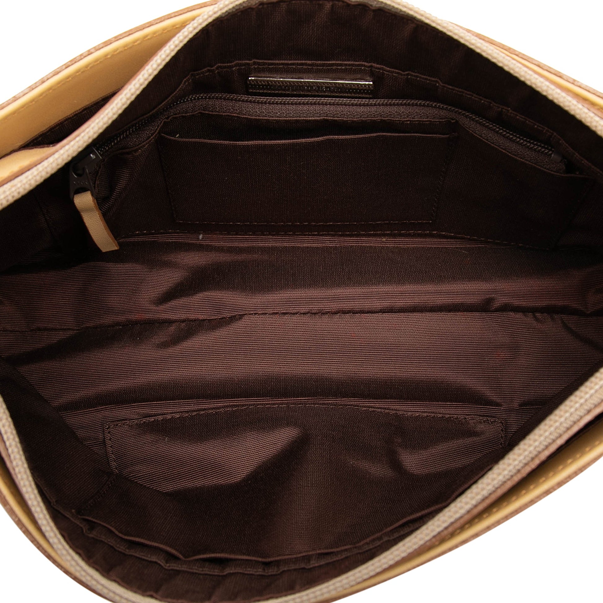 Burberry Calfskin and Suede Stitch Shoulder Bag