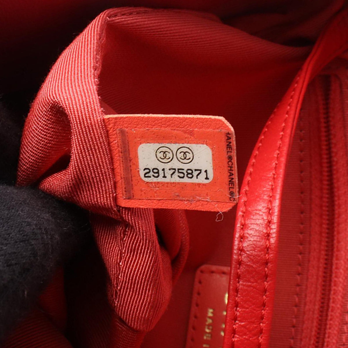 Chanel Lambskin Loop Handle Bucket Backpack