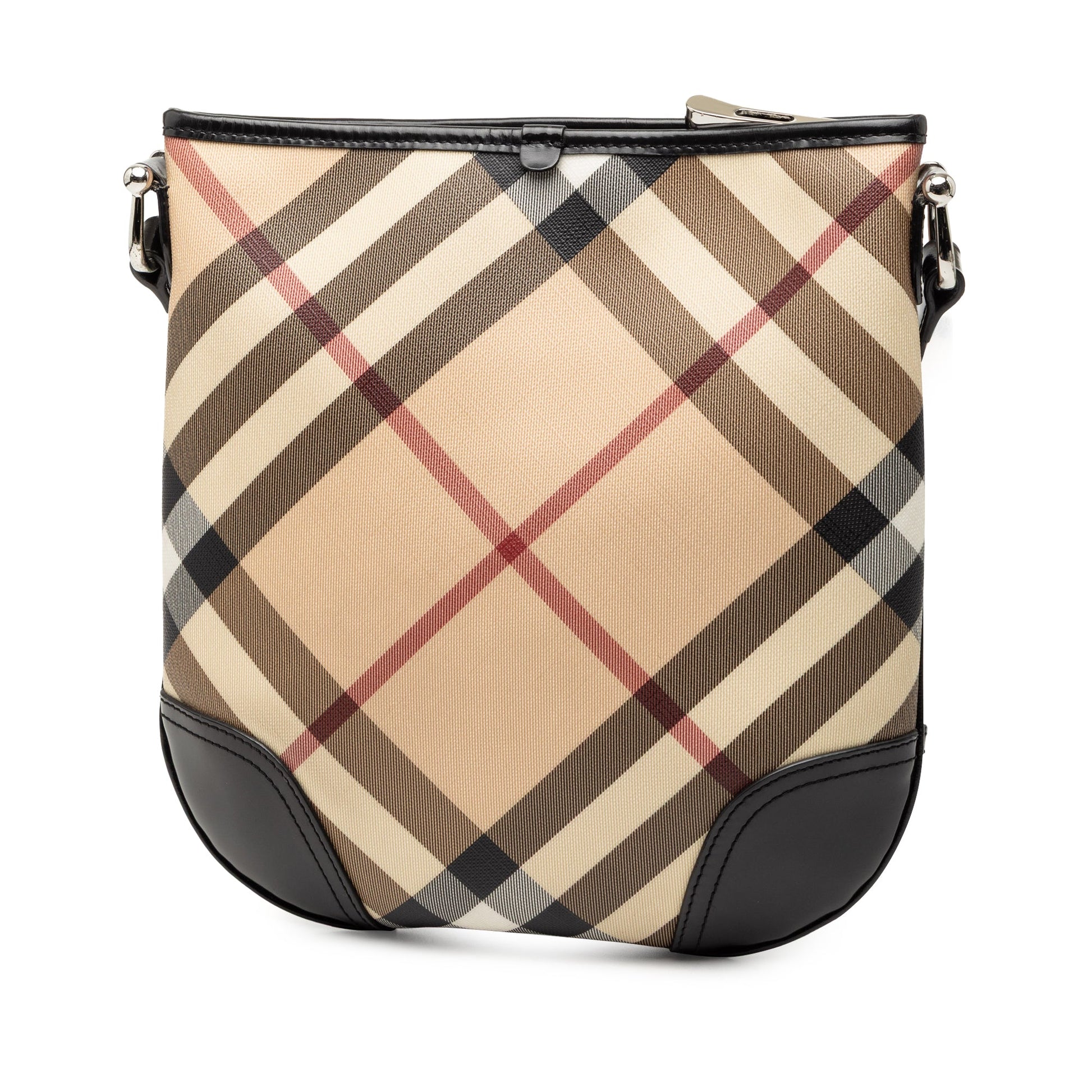 Supernova Check Coated Canvas Dryden Crossbody