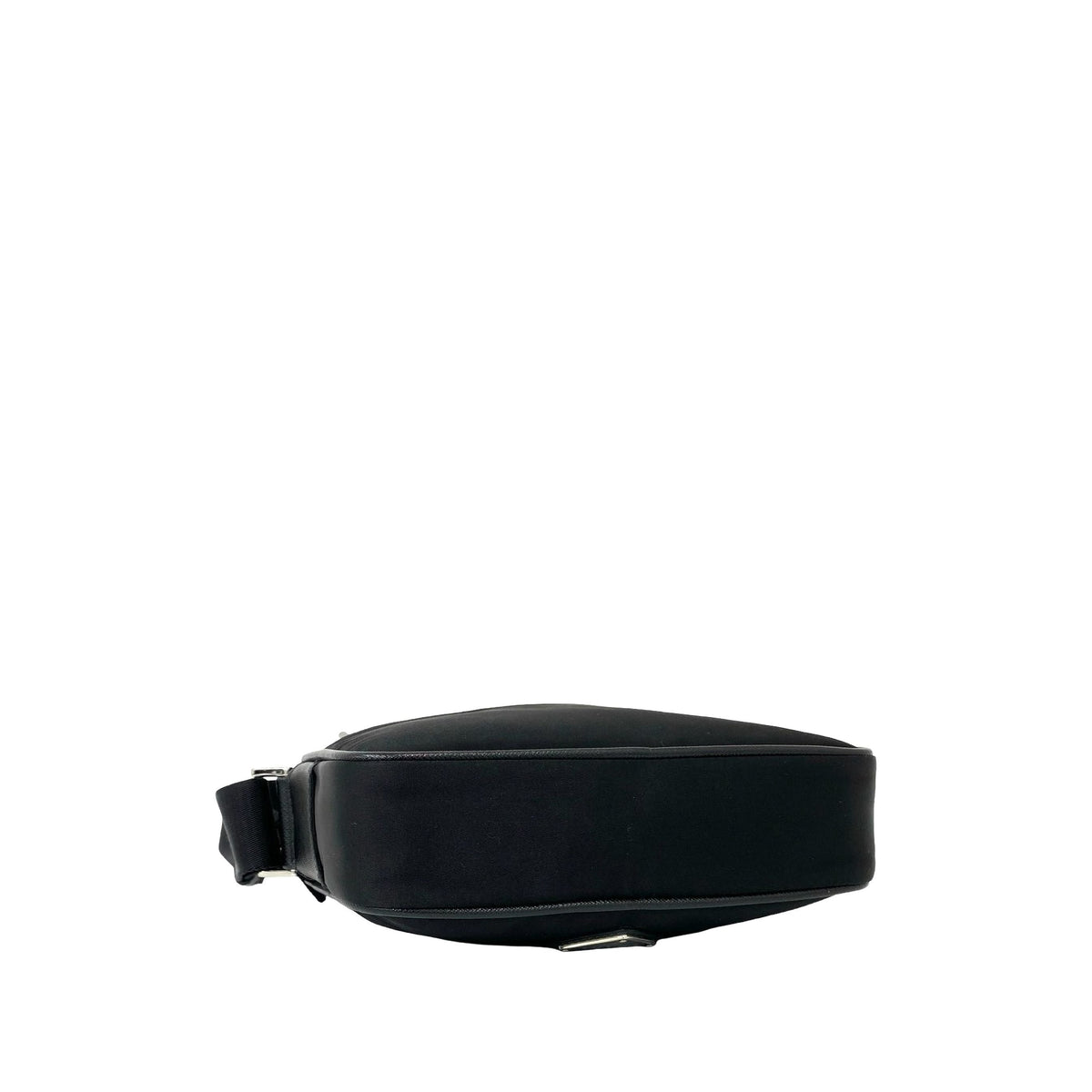 Prada Tessuto Logo Camera Bag — Black