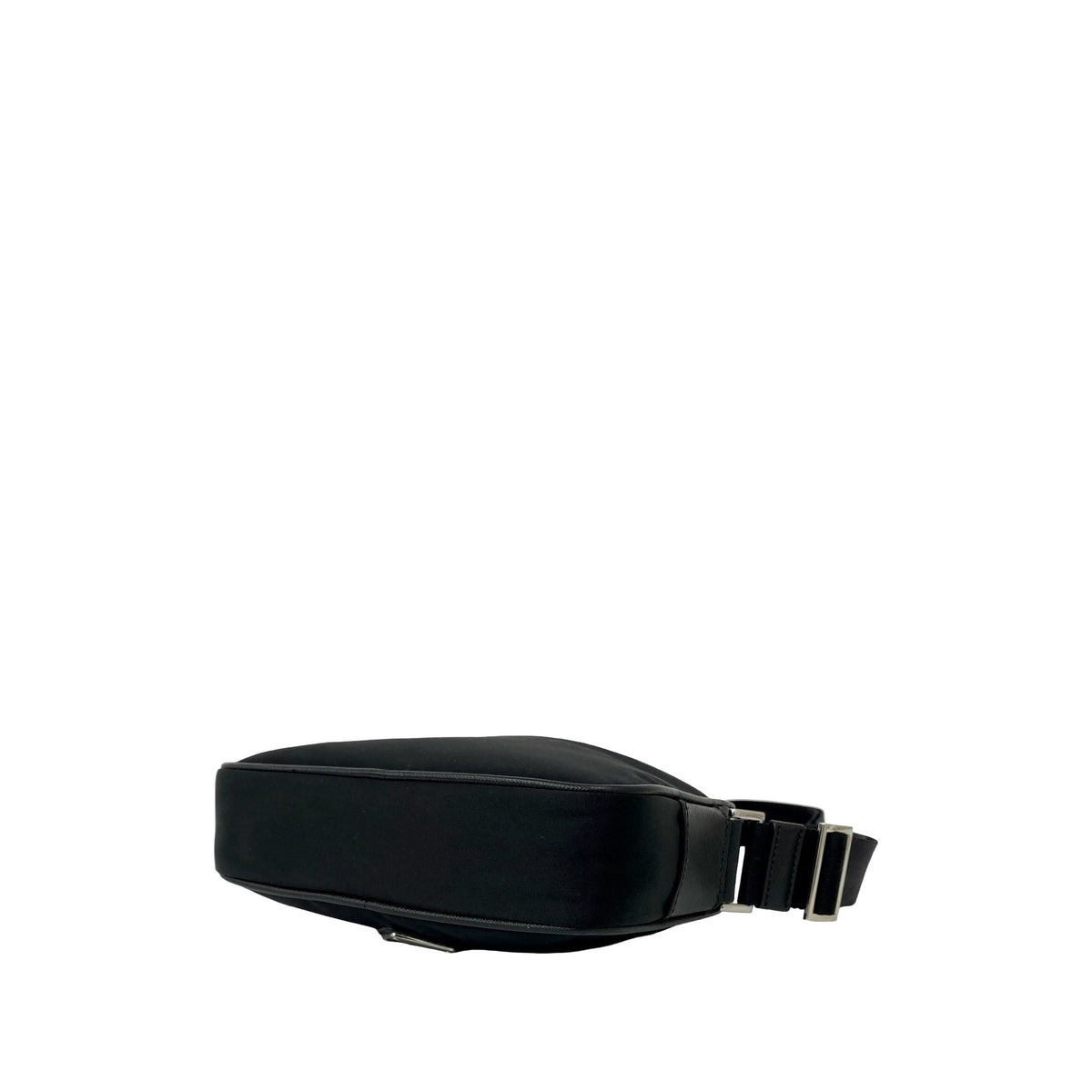 Prada Tessuto Logo Camera Bag — Black