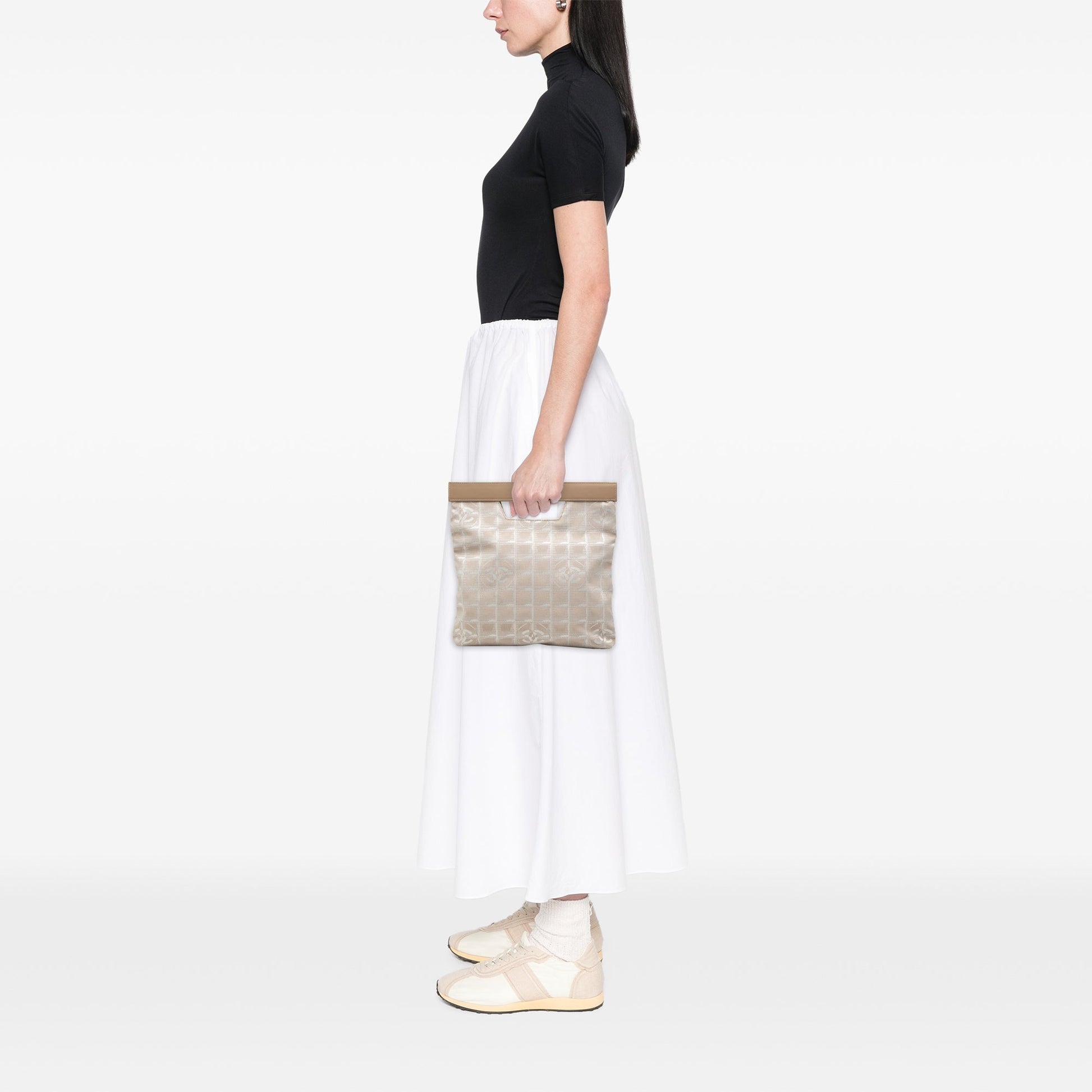 Chanel New Travel Line Nylon Handbag