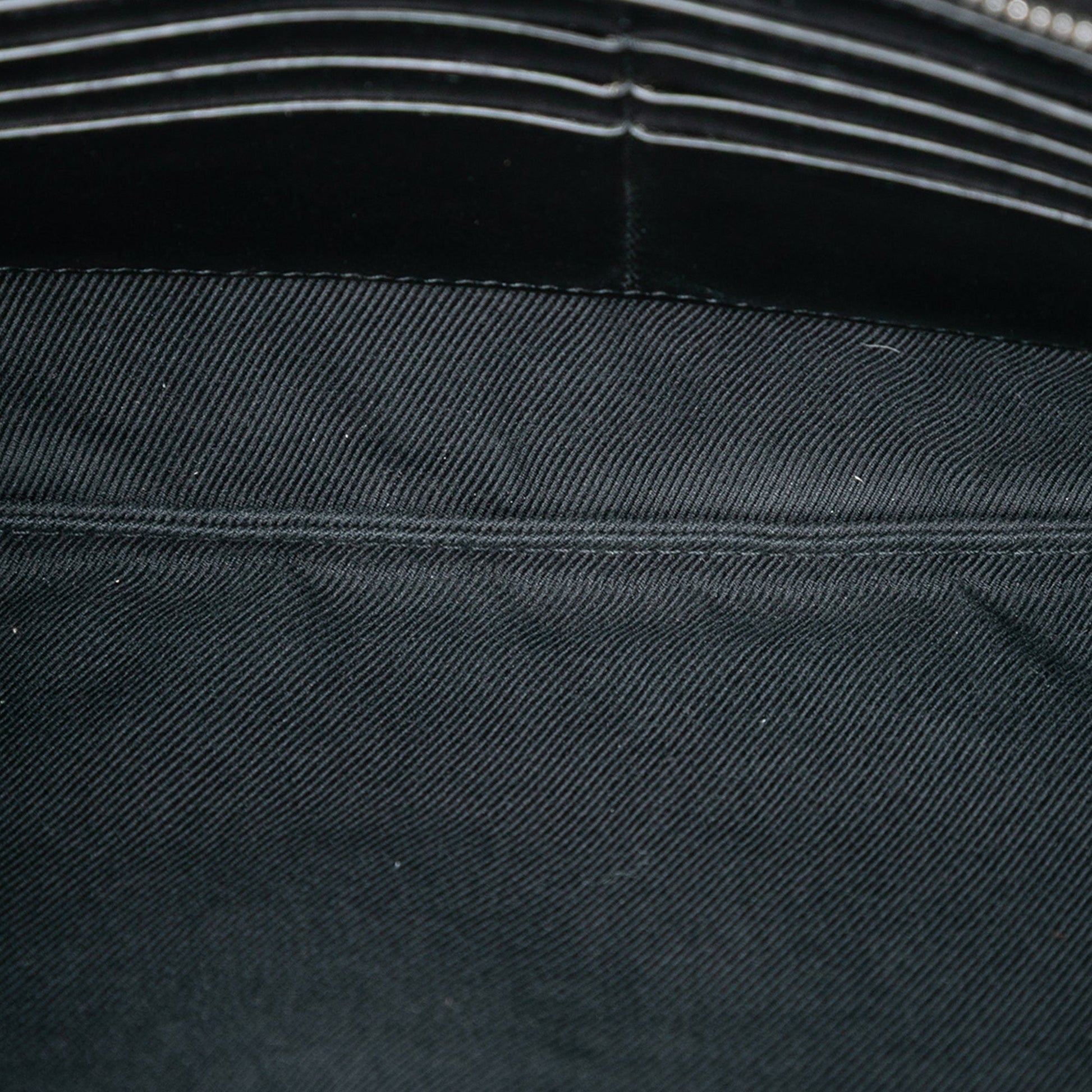 Large Nappa Intrecciato Flat Zip Pouch