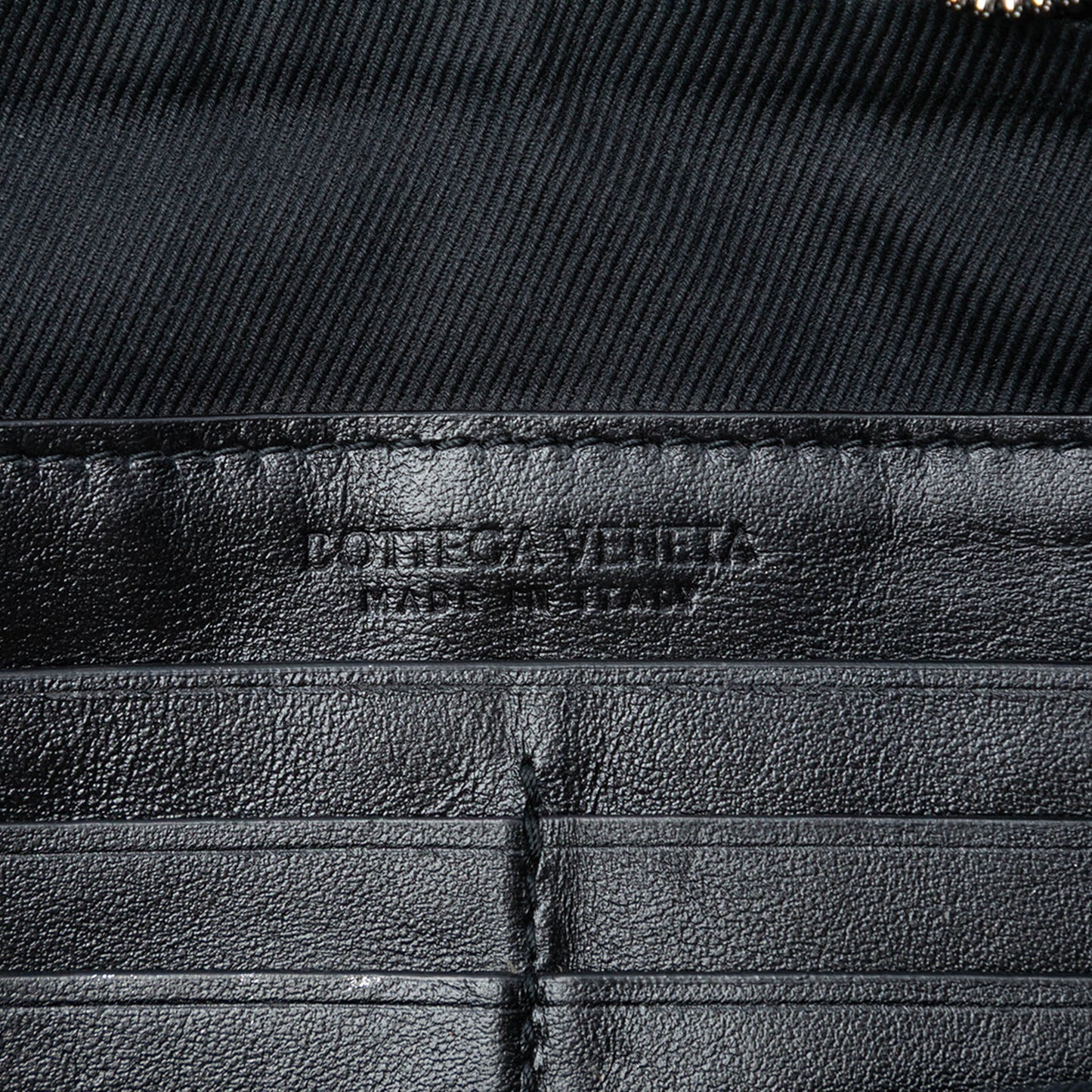 Large Nappa Intrecciato Flat Zip Pouch