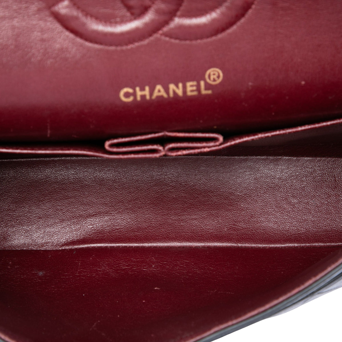 Chanel Medium Classic Lambskin Double Flap — Black