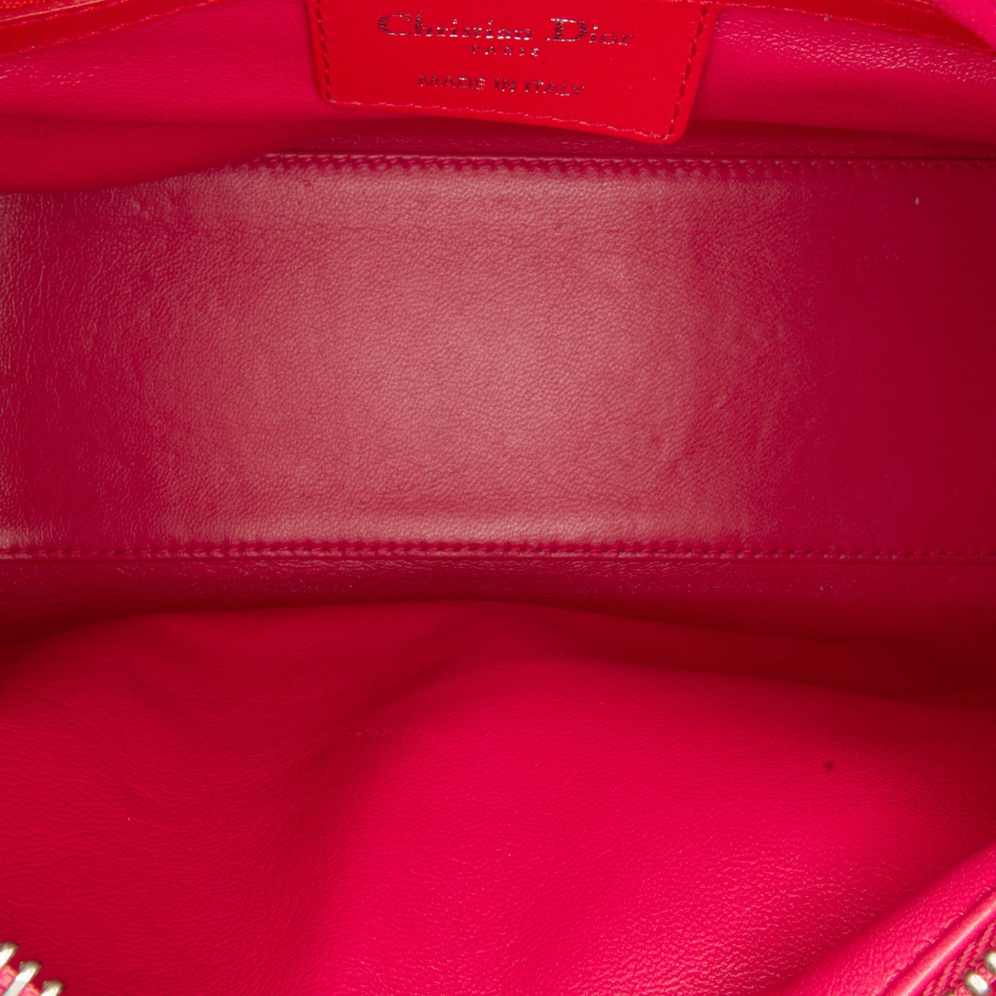Dior Medium Bicolor Lambskin Cannage Lady Dior