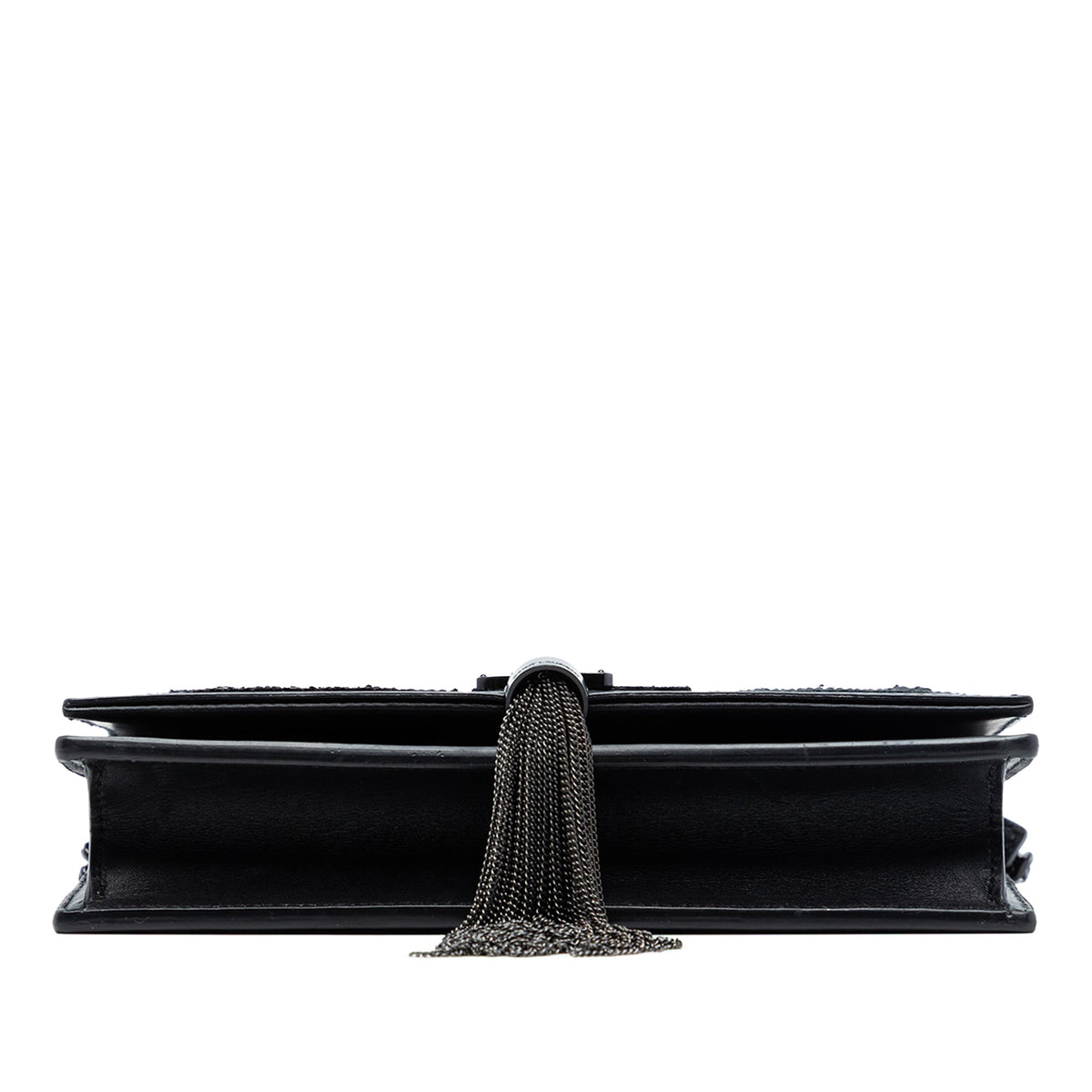 Calfskin Cloud Star Applique Classic Monogram Kate Tassel Wallet on Chain