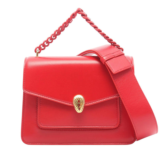 Bvlgari Leather Serpenti Forever Satchel