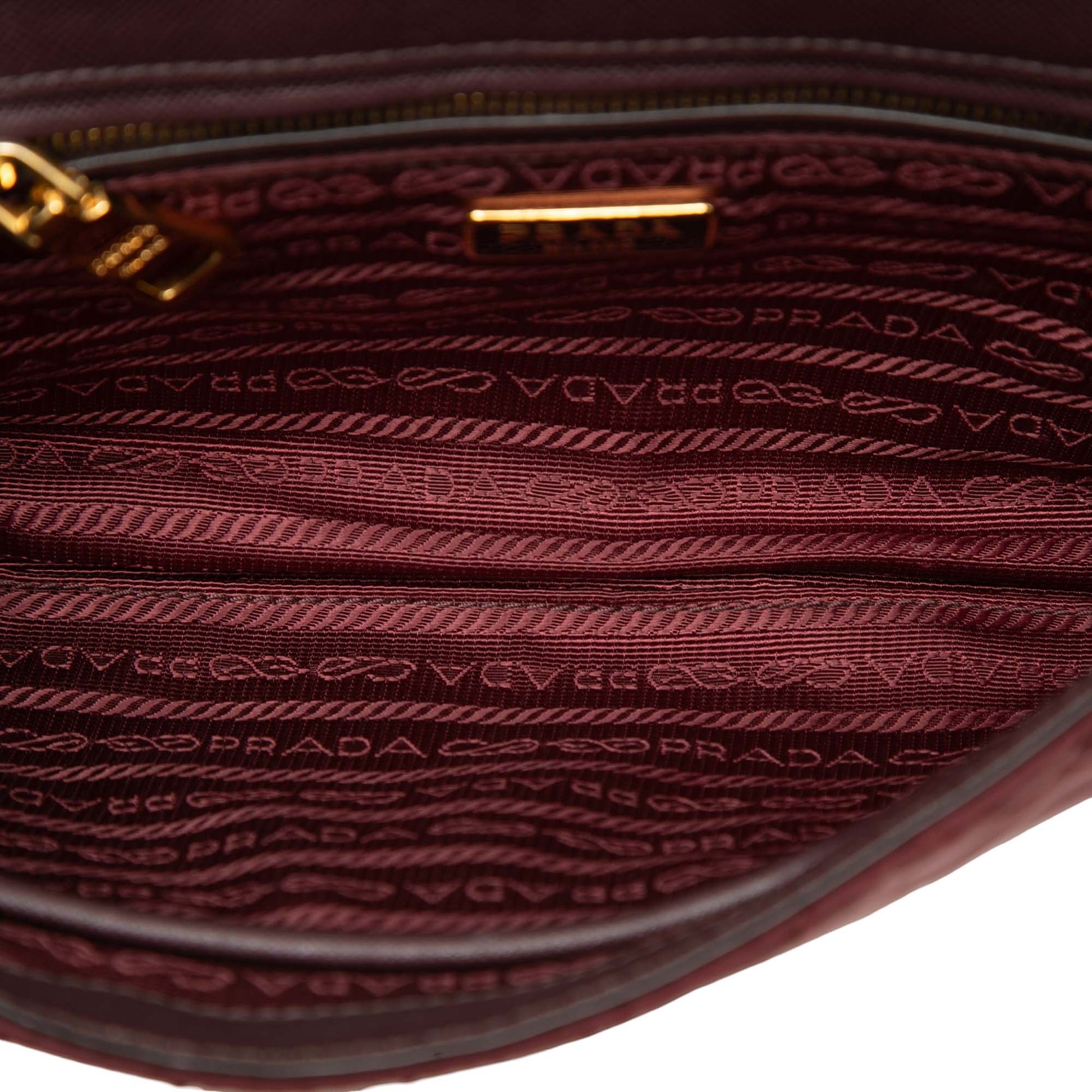 Prada Impuntu Tessuto Chain Crossbody