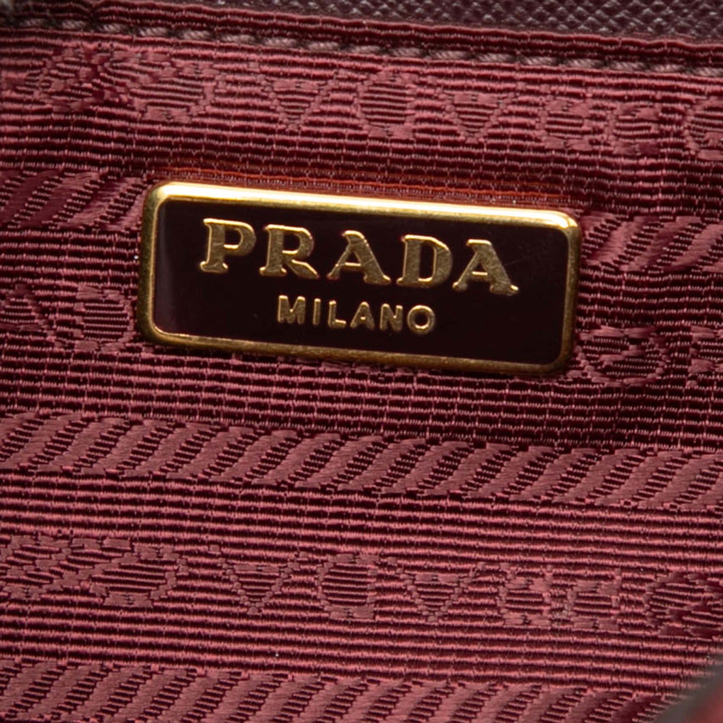 Prada Impuntu Tessuto Chain Crossbody