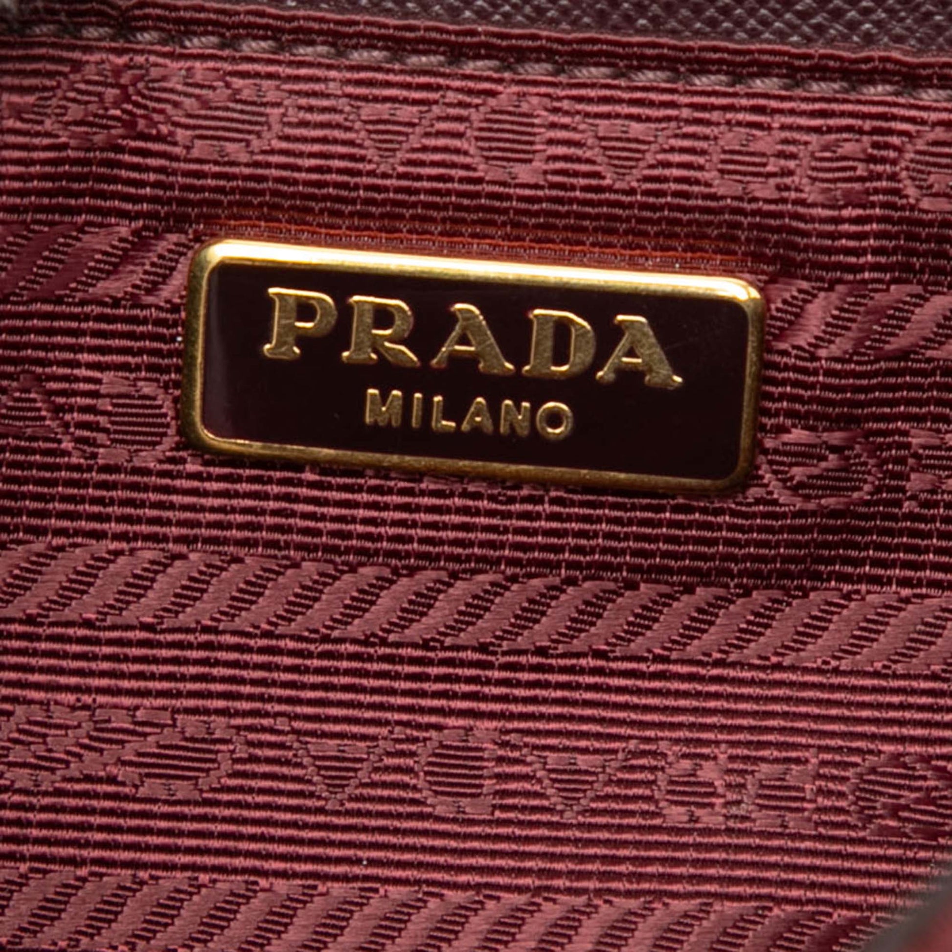 Prada Impuntu Tessuto Chain Crossbody