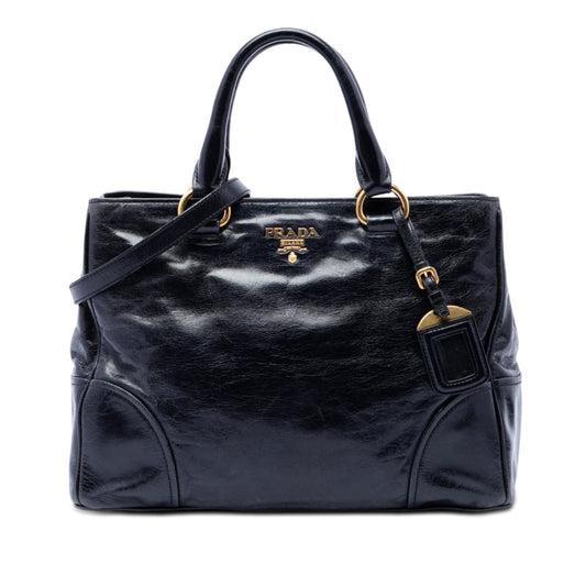Prada Vitello Shine Satchel