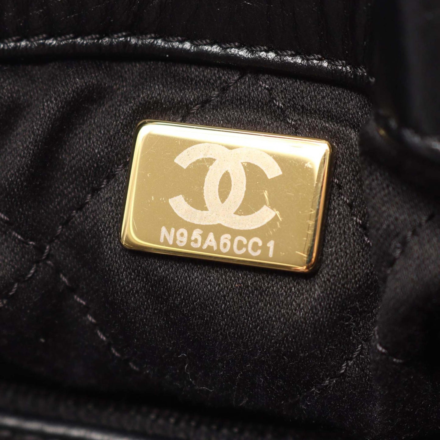 Chanel Small Shiny Quilted Calfskin 22 Backpack