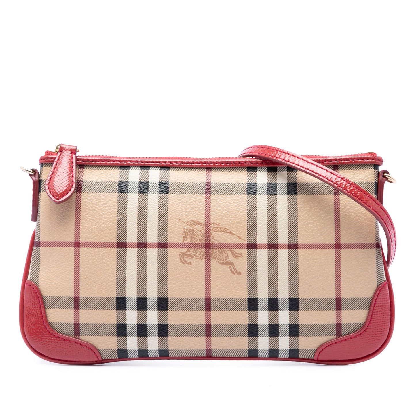 Burberry Haymarket Check Coated Canvas Peyton Crossbody