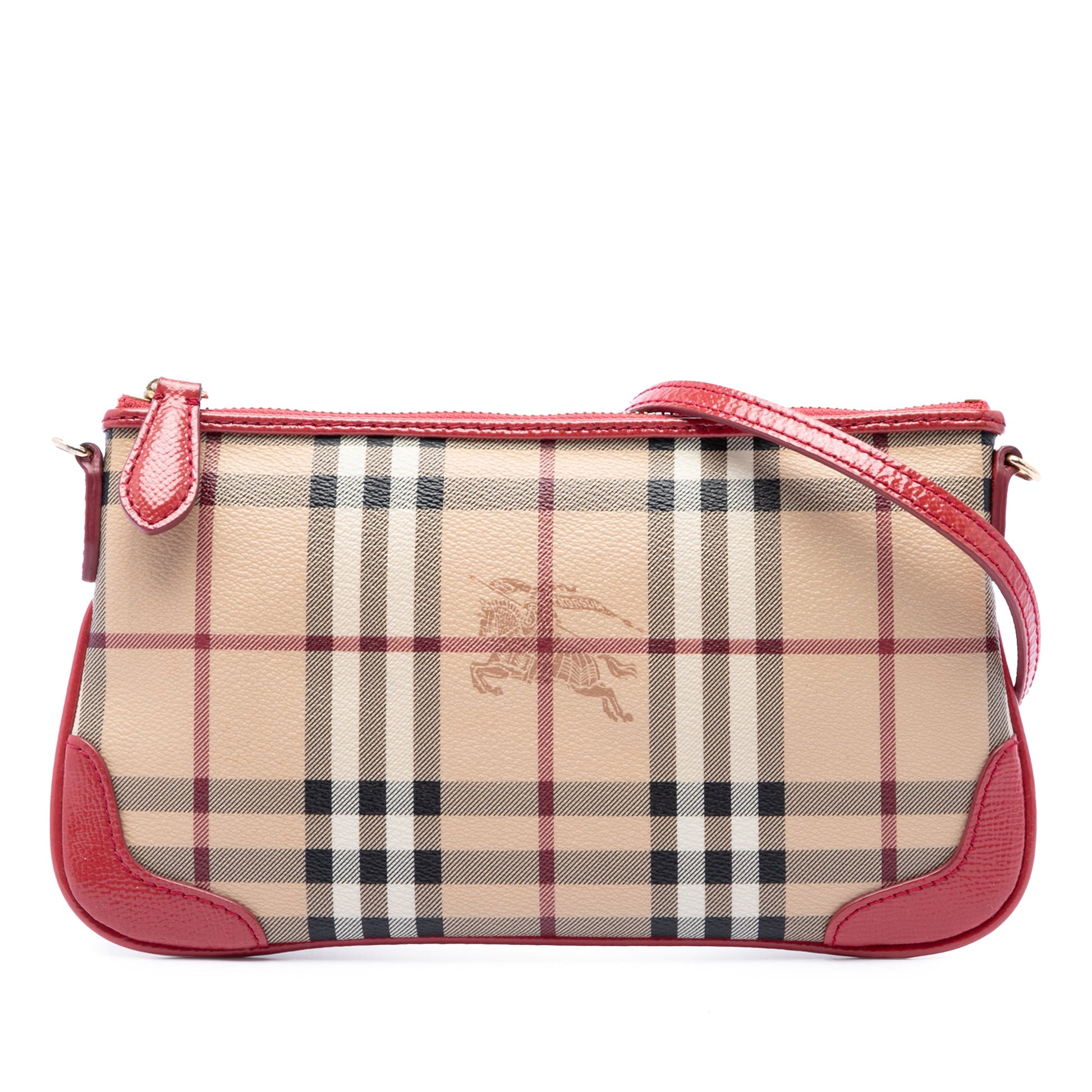 Burberry Haymarket Check Coated Canvas Peyton Crossbody