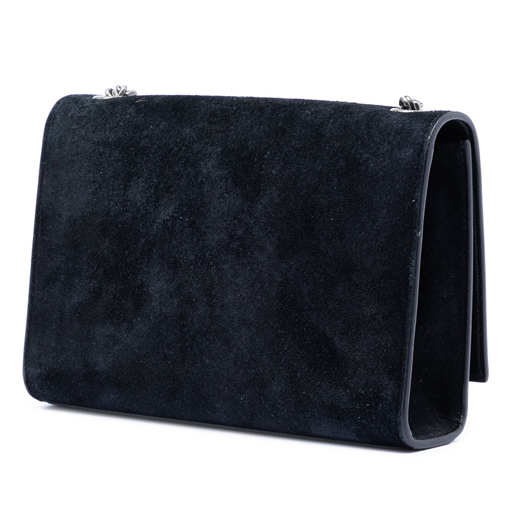 Small Suede Monogram Star Studded Kate Crossbody