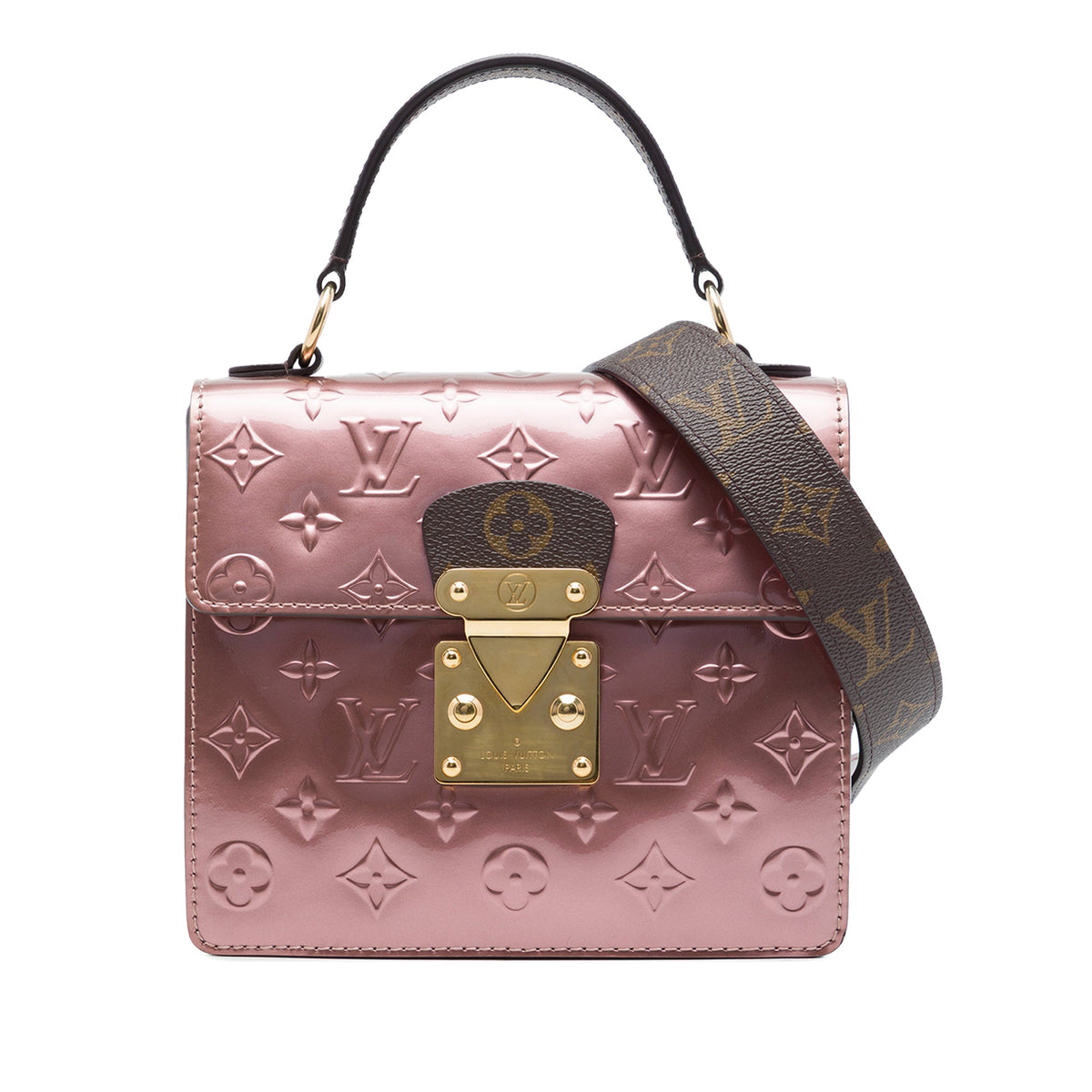 Louis Vuitton Monogram Vernis Spring Street — Pink