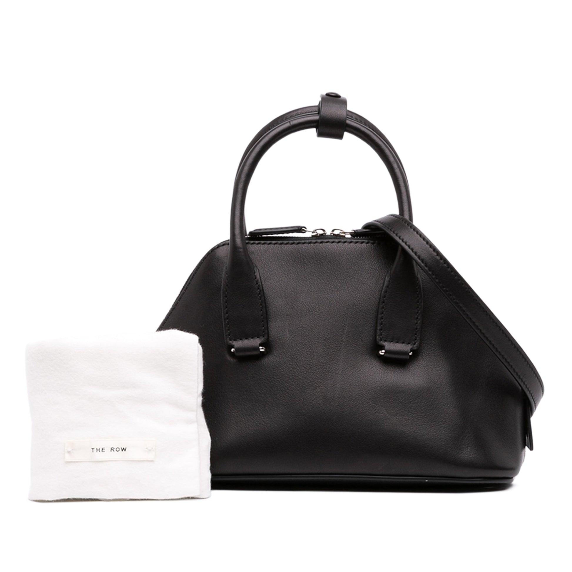 The Row Mini Calfskin Devon Saddle Satchel