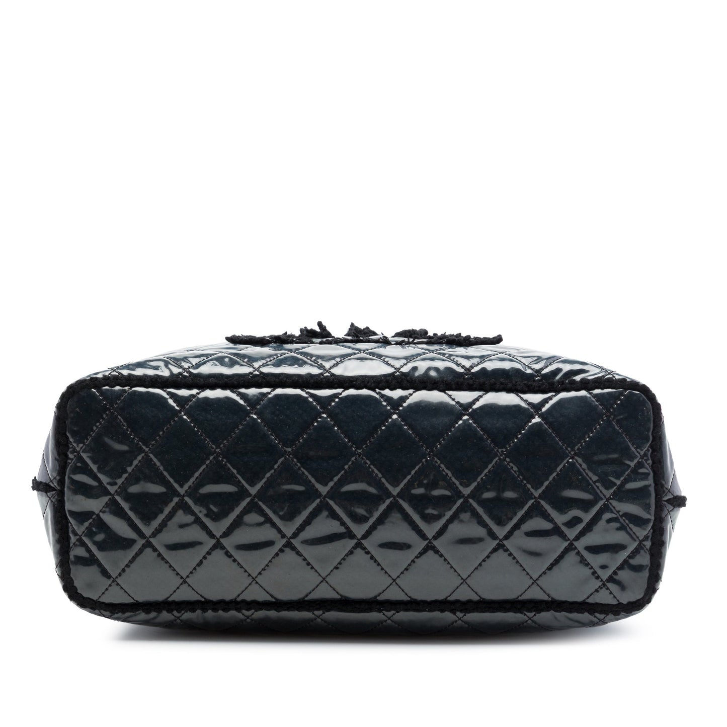 Chanel Large Quilted Tweed and PVC Funny Tote